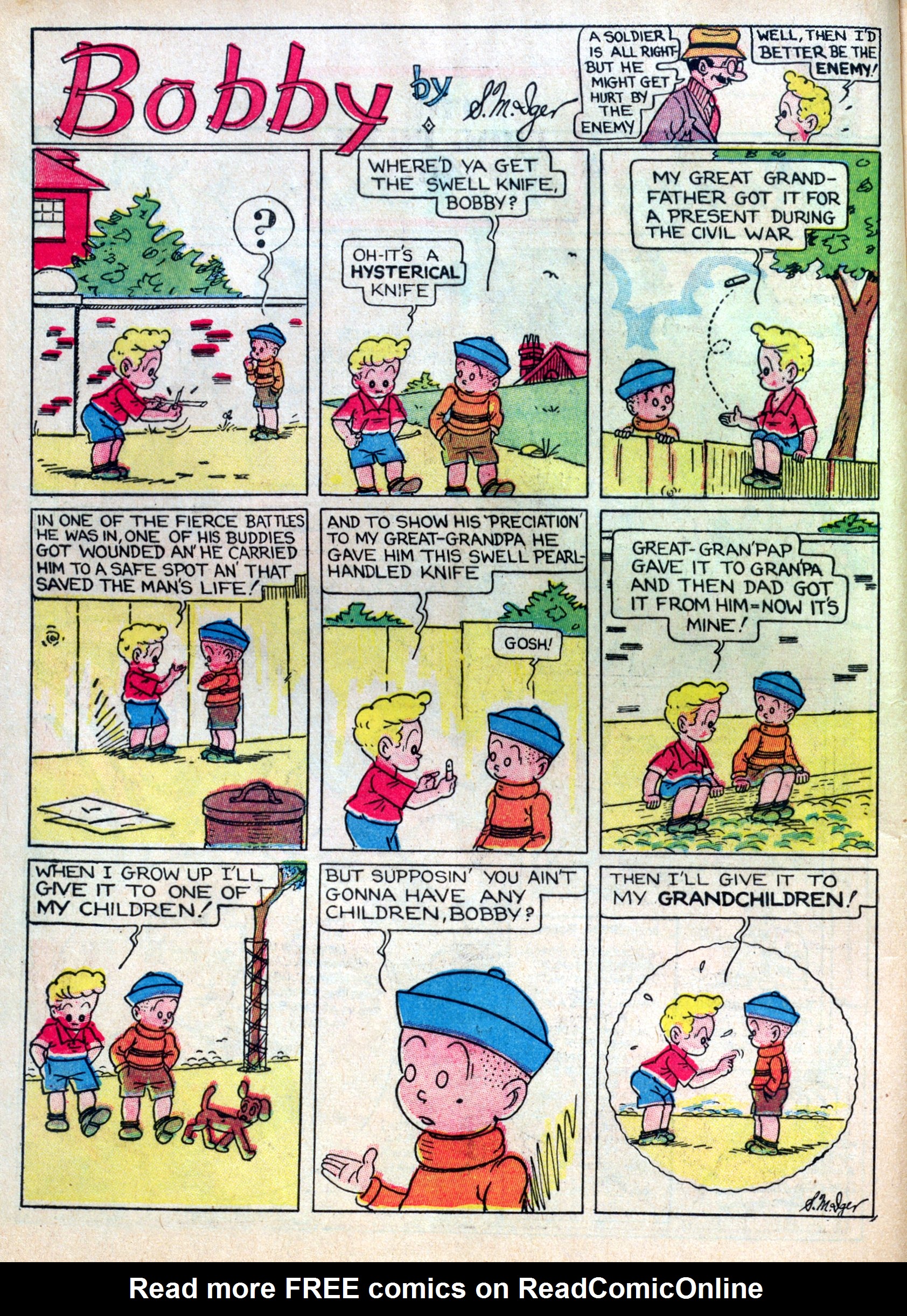 Read online Famous Funnies comic -  Issue #12 - 12