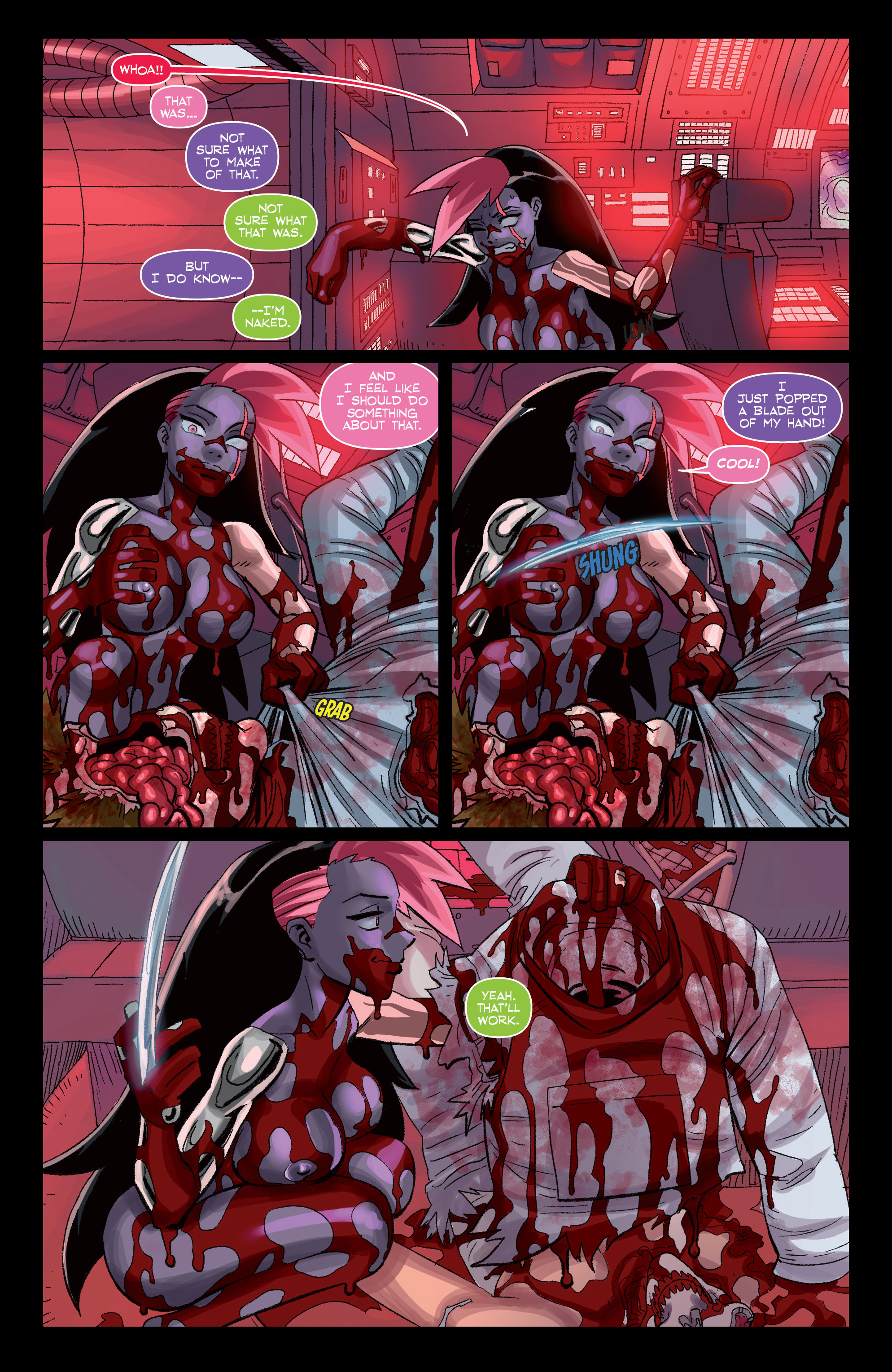 Read online Amalgama: Space Zombie comic -  Issue #1 - 12