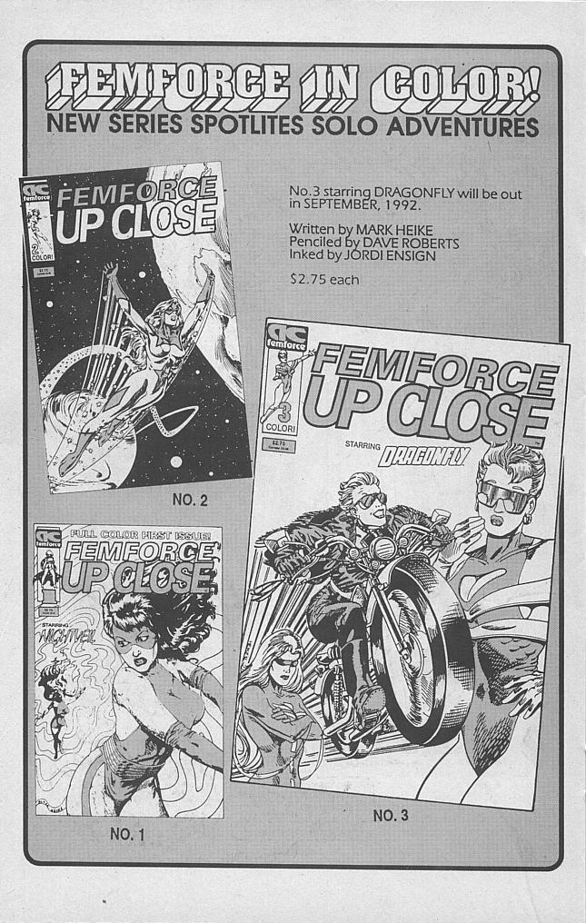 Read online Femforce comic -  Issue #53 - 23
