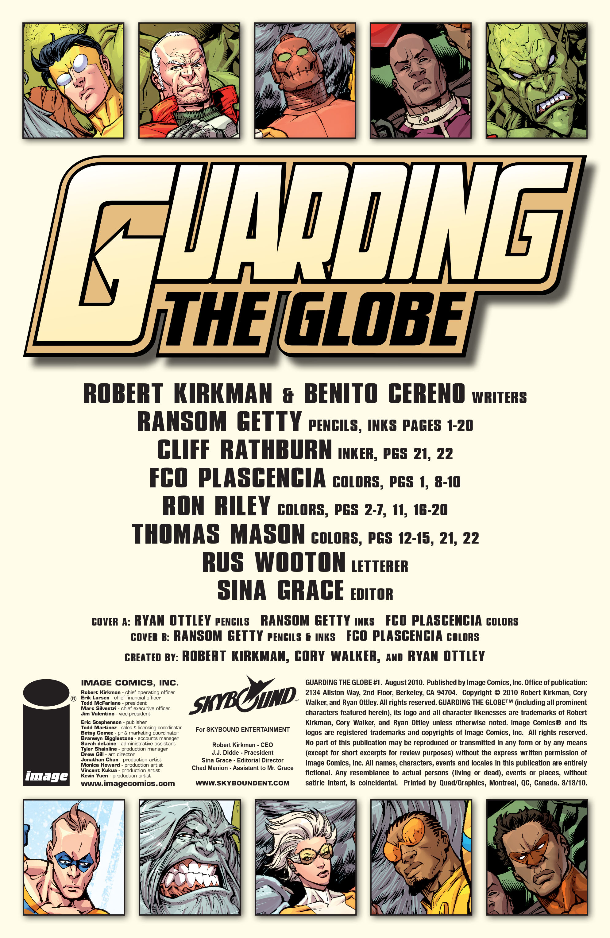 Read online Guarding the Globe (2010) comic -  Issue #1 - 2