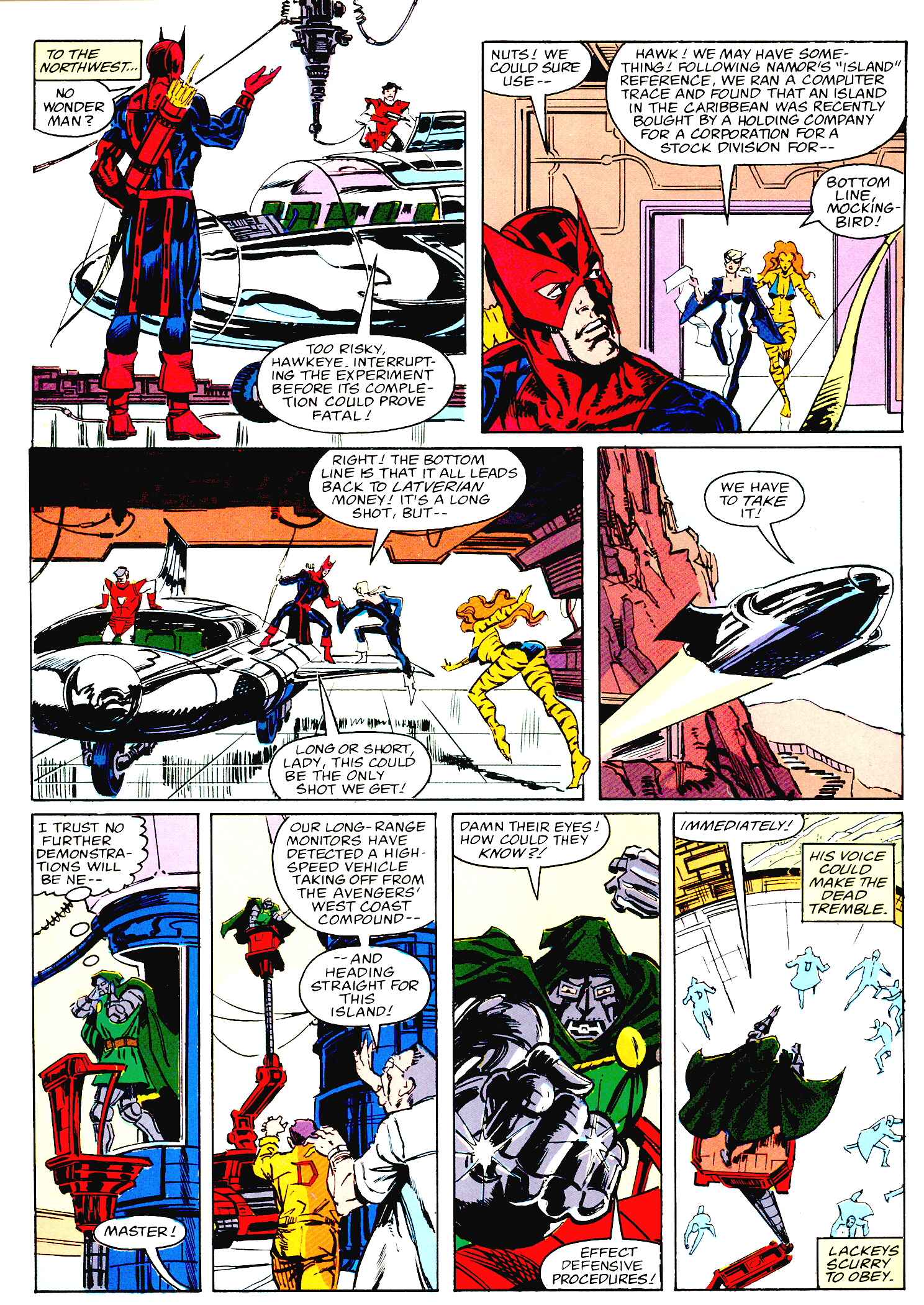 Read online Marvel Graphic Novel comic -  Issue #27 - Avengers - Emperor Doom - 21