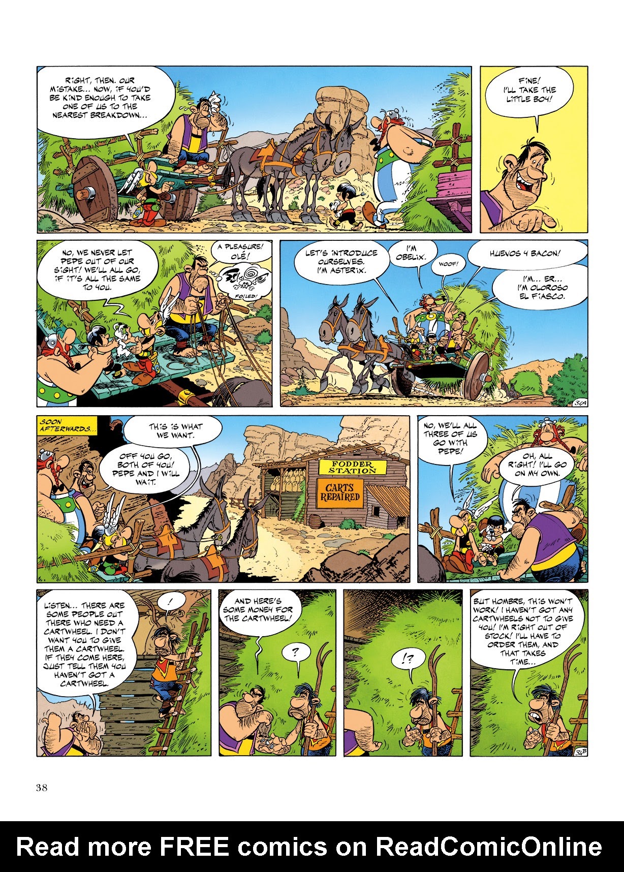 Read online Asterix comic -  Issue #14 - 39