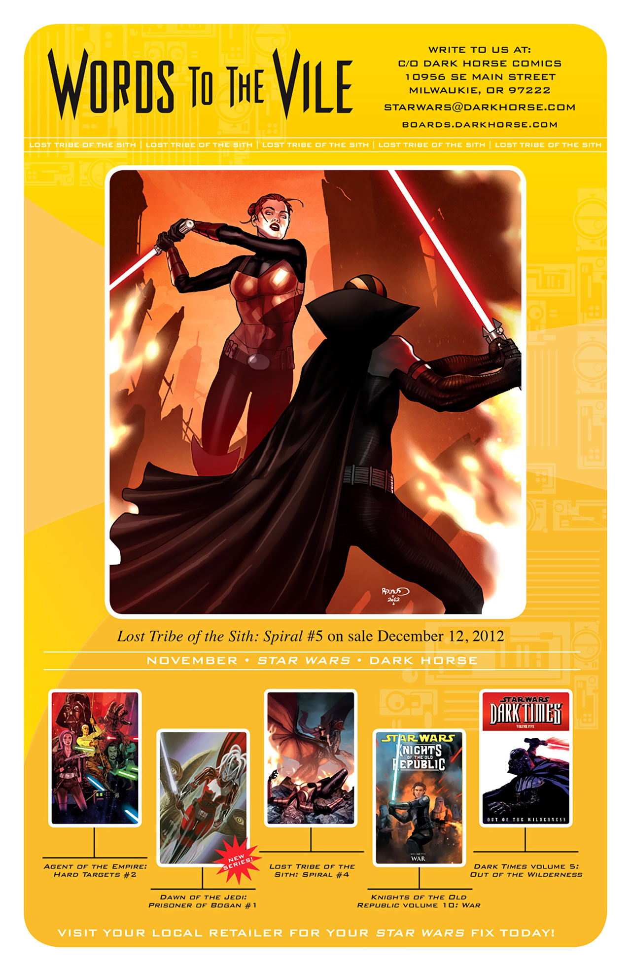 Read online Star Wars: Lost Tribe of the Sith - Spiral comic -  Issue #4 - 25