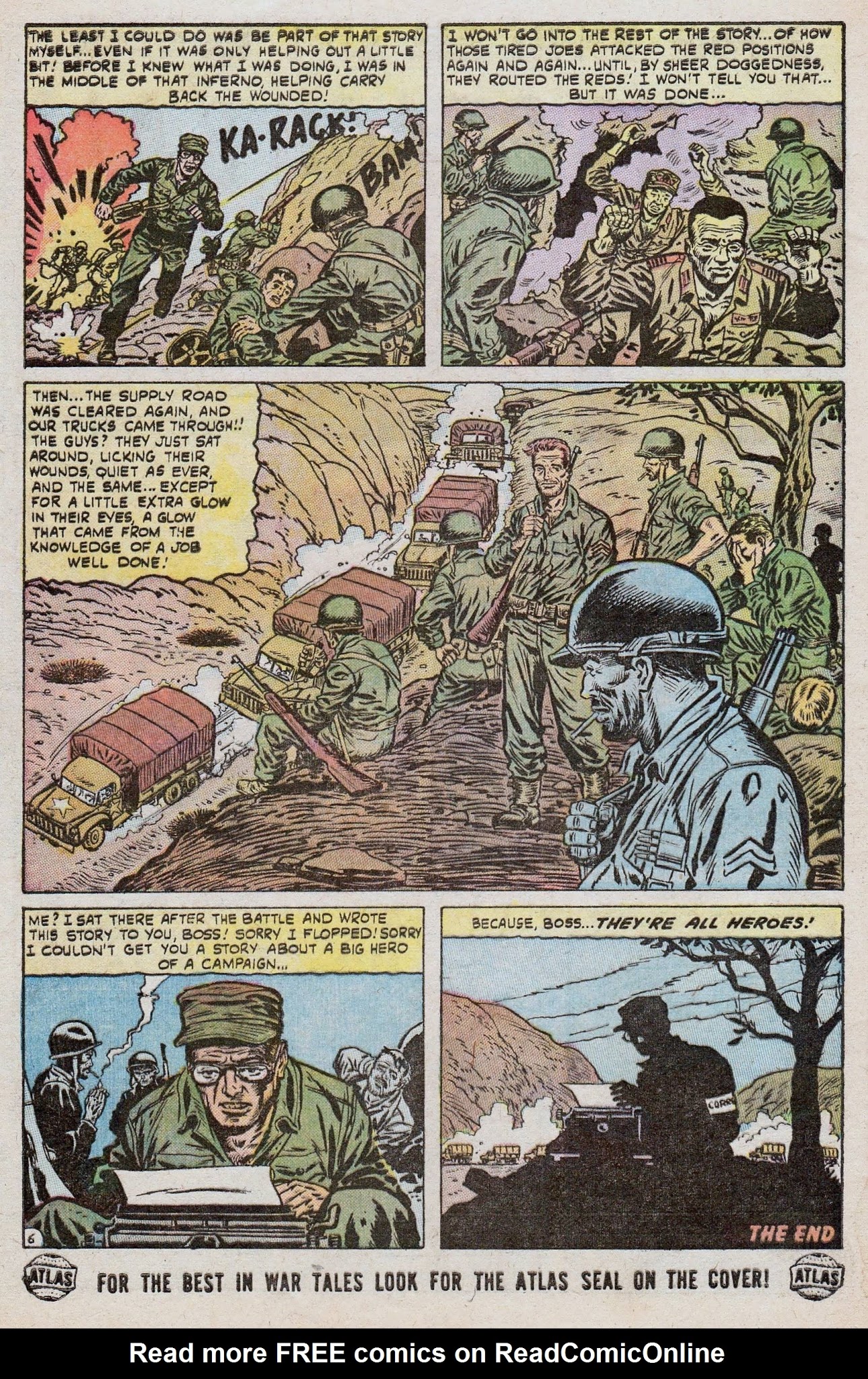 Read online War Comics comic -  Issue #21 - 32