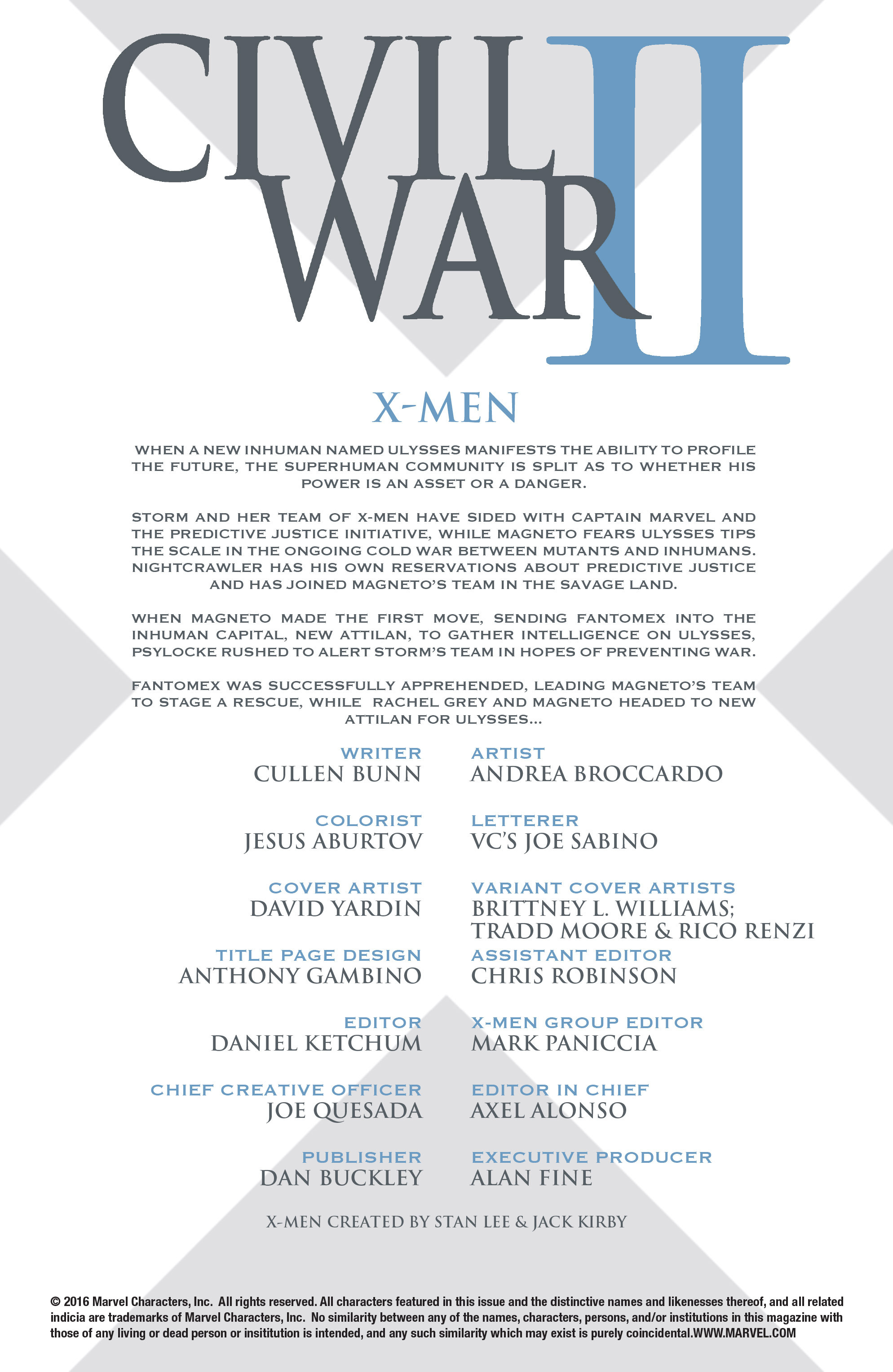 Read online Civil War II: X-Men comic -  Issue #4 - 4