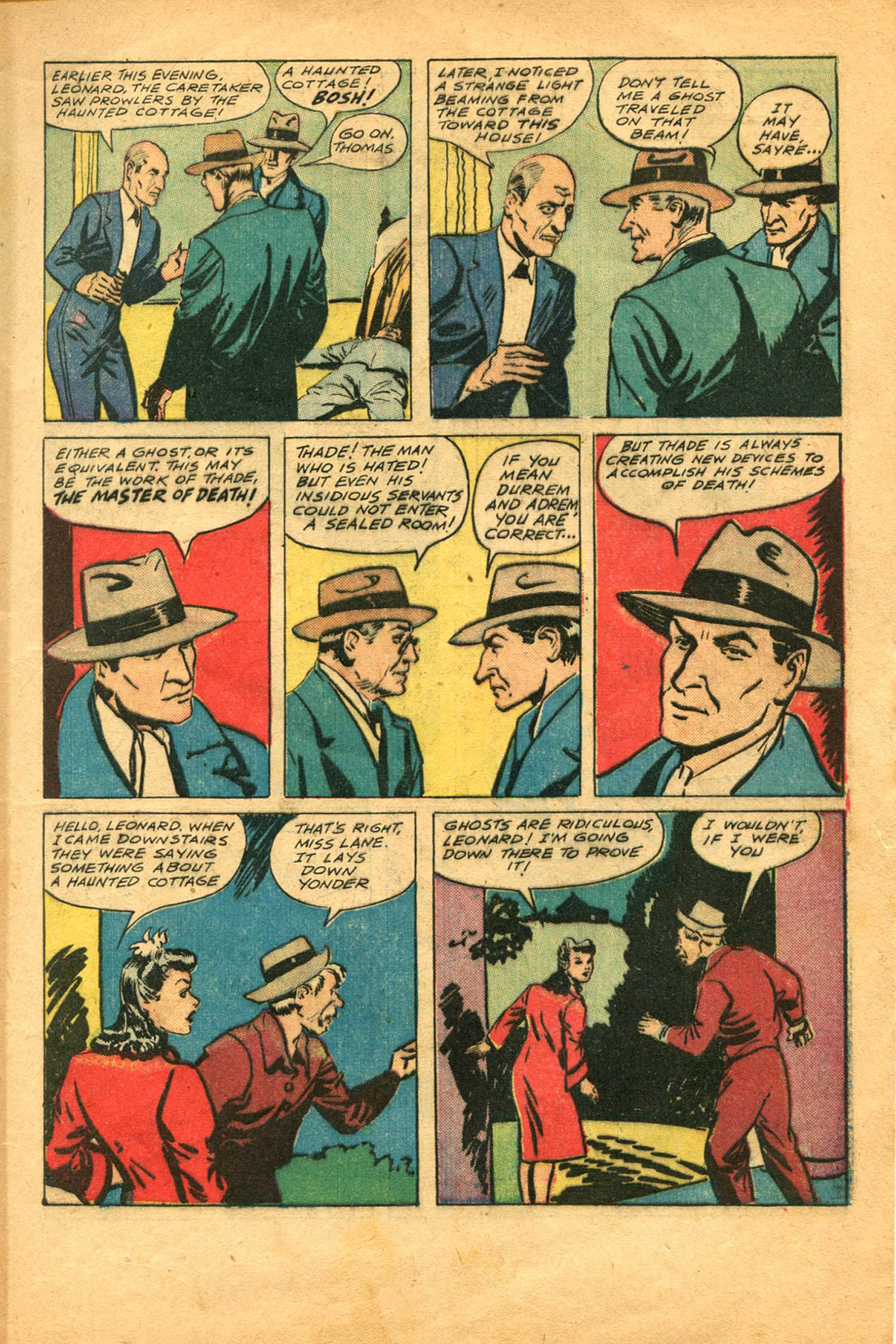 Read online Shadow Comics comic -  Issue #37 - 10