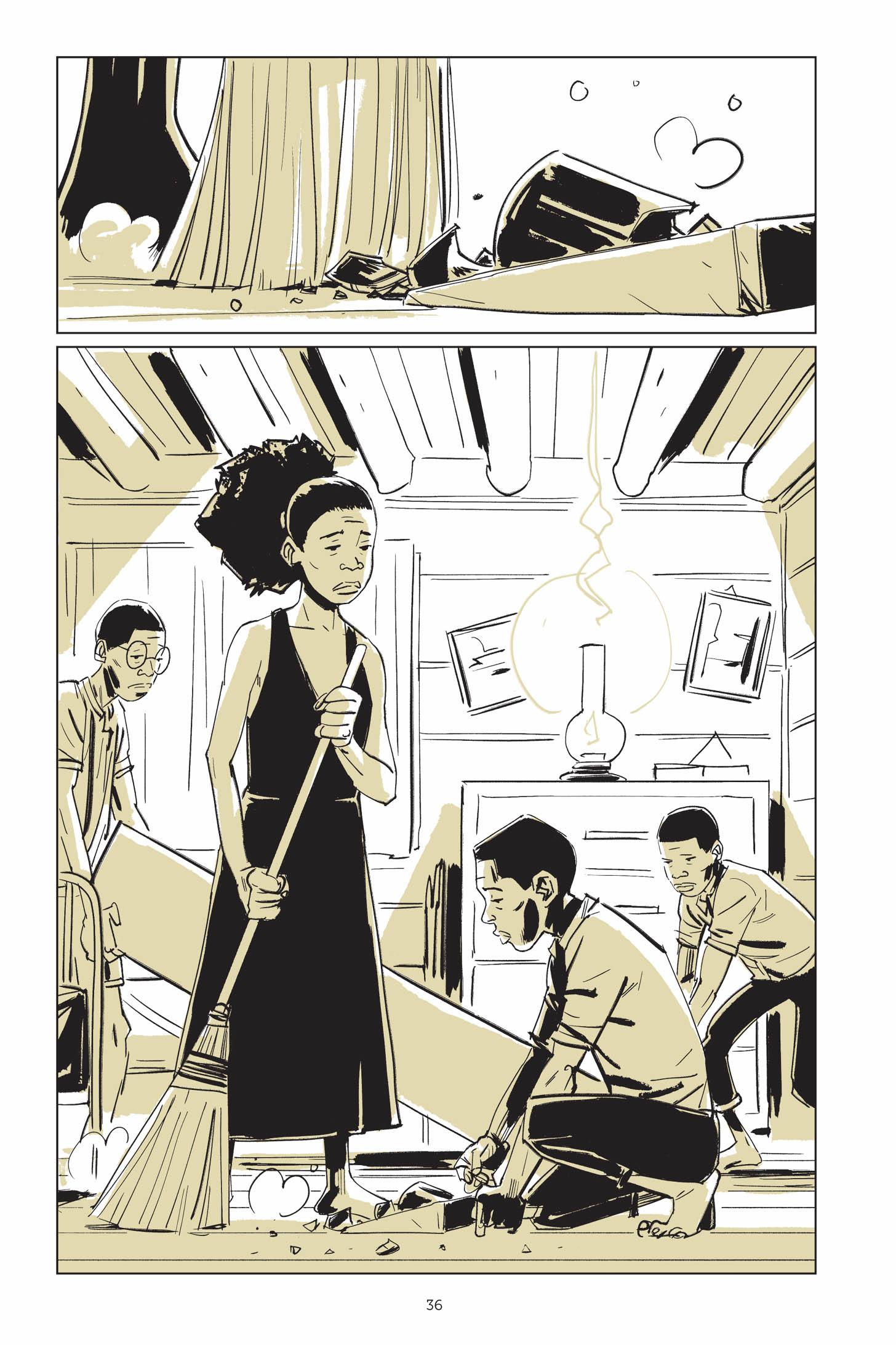 Read online Now Let Me Fly: A Portrait of Eugene Bullard comic -  Issue # TPB (Part 1) - 42