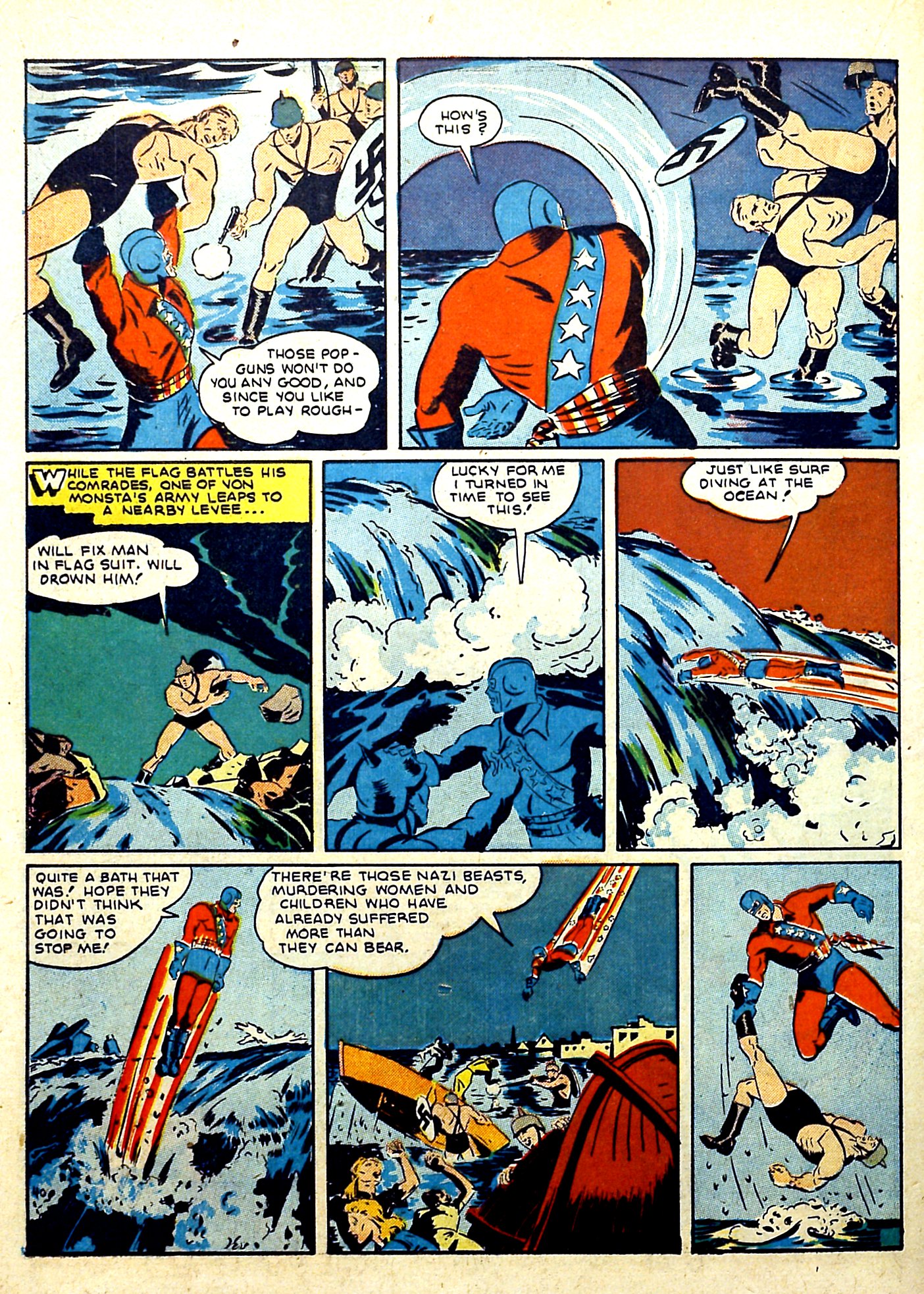 Read online Our Flag Comics comic -  Issue #4 - 42