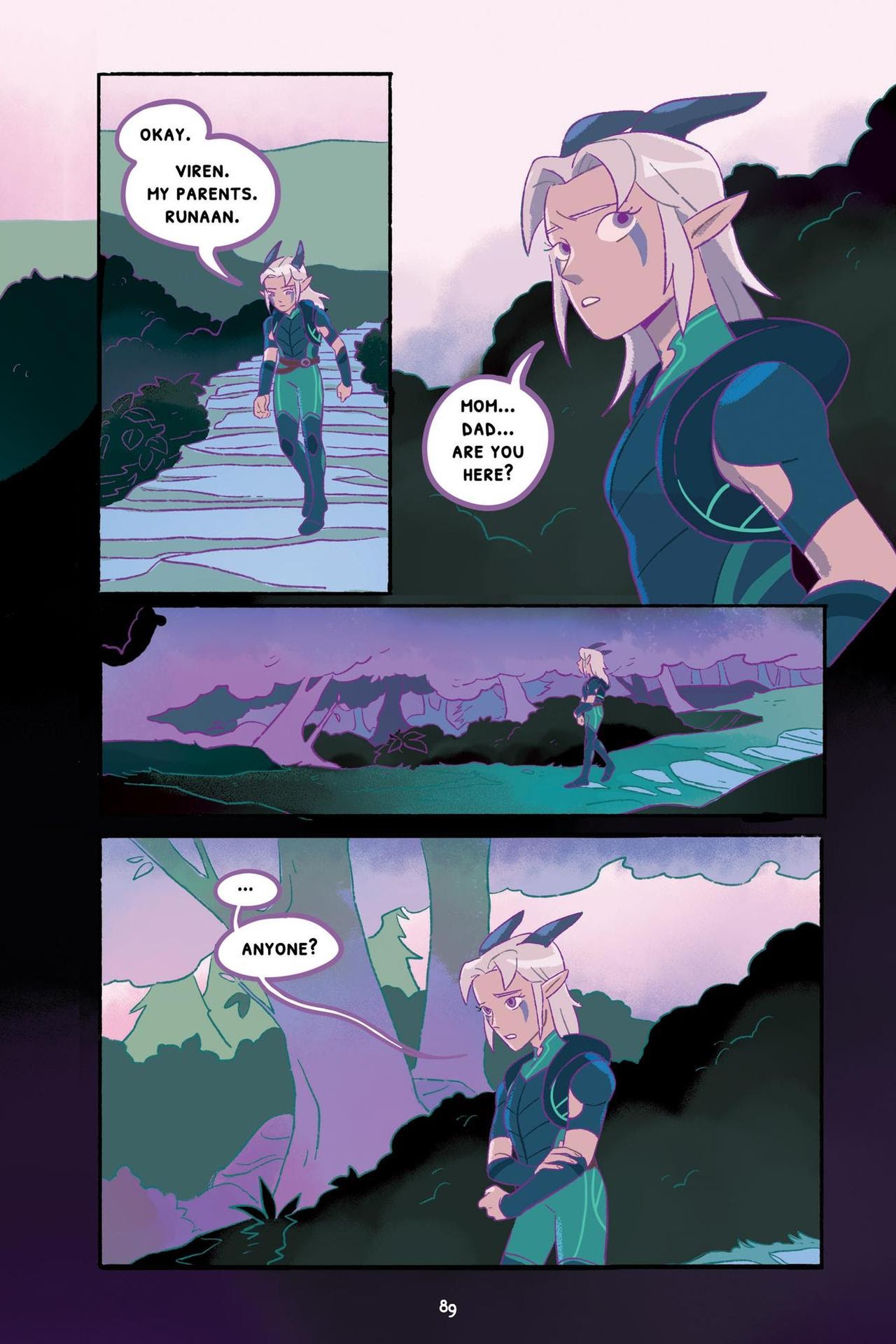 Read online Through the Moon: The Dragon Prince Graphic Novel comic -  Issue # TPB - 93