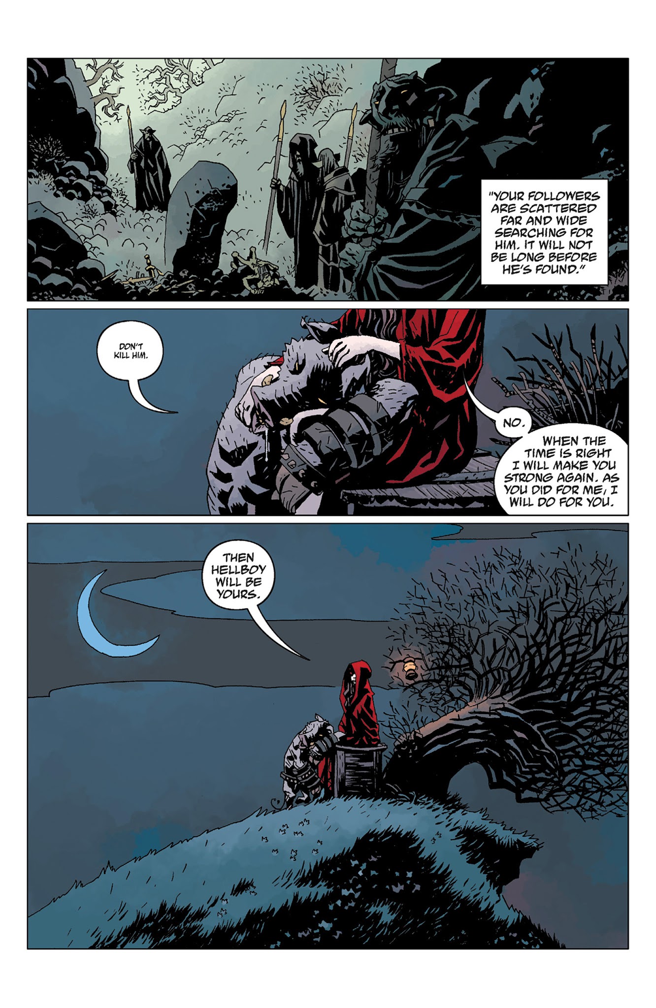 Read online Hellboy: The Wild Hunt comic -  Issue # TPB - 98
