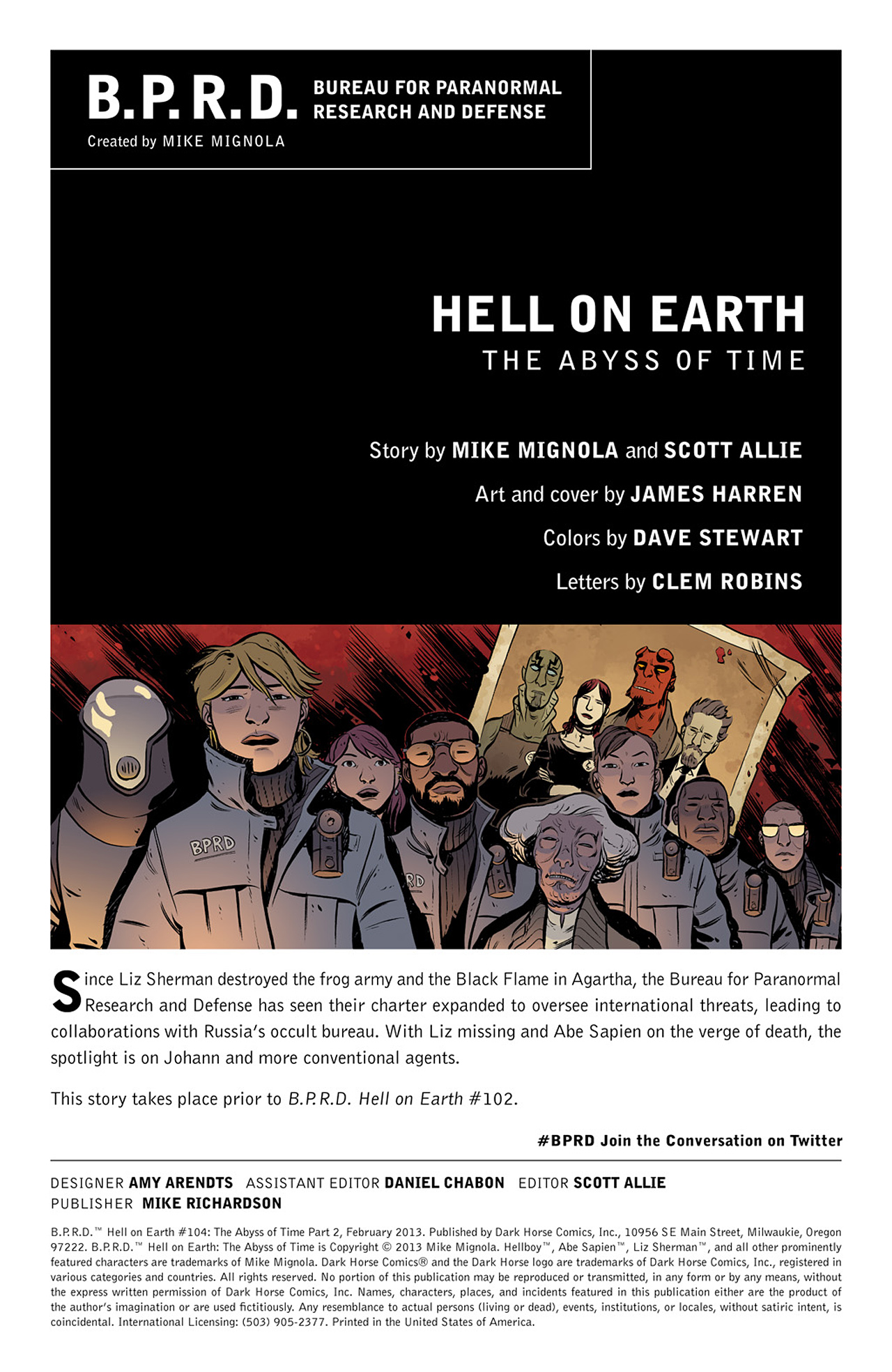 Read online B.P.R.D. Hell on Earth: The Abyss of Time comic -  Issue #104 - 2