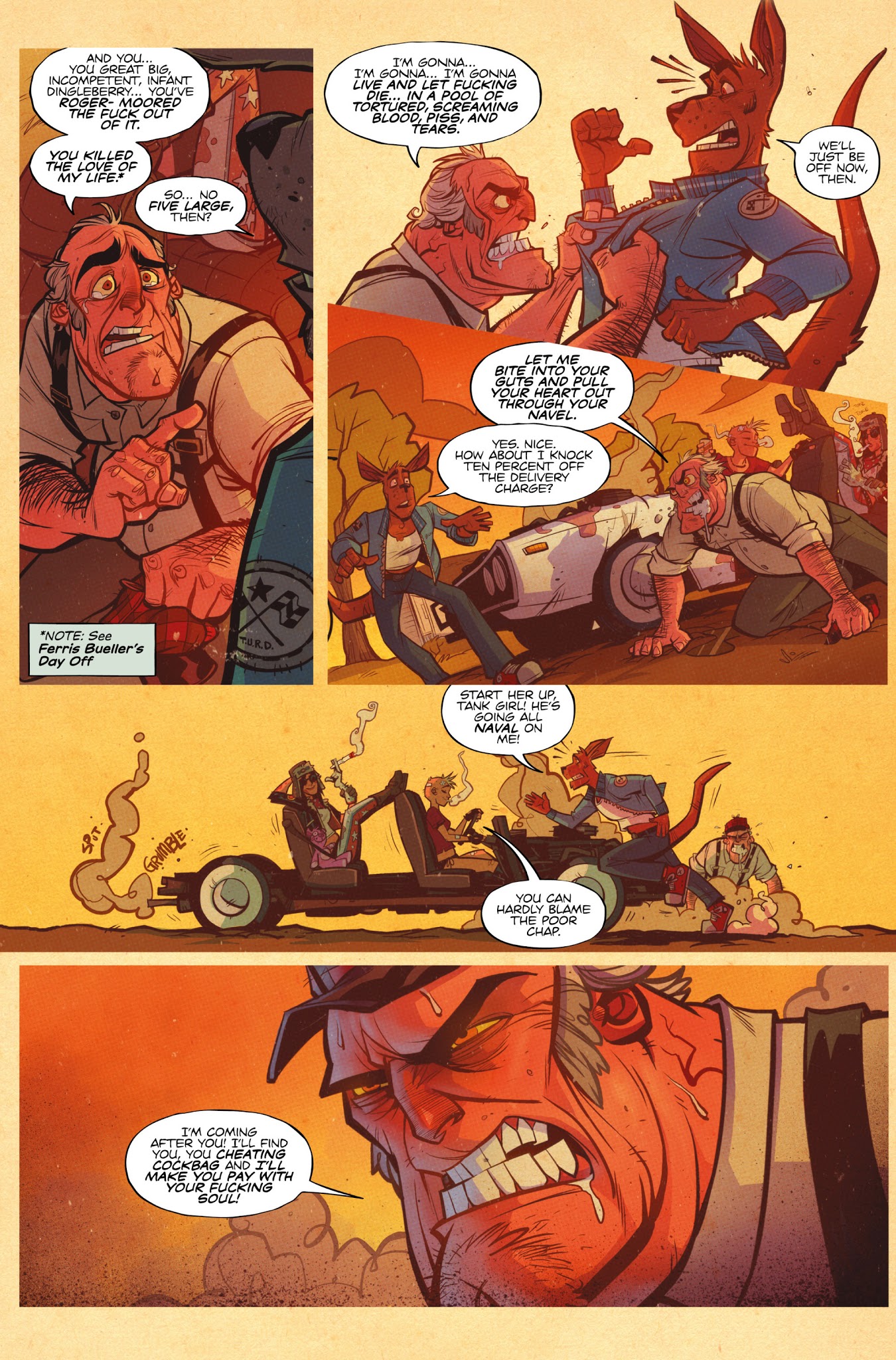 Read online Tank Girl: 21st Century Tank Girl comic -  Issue #2 - 14