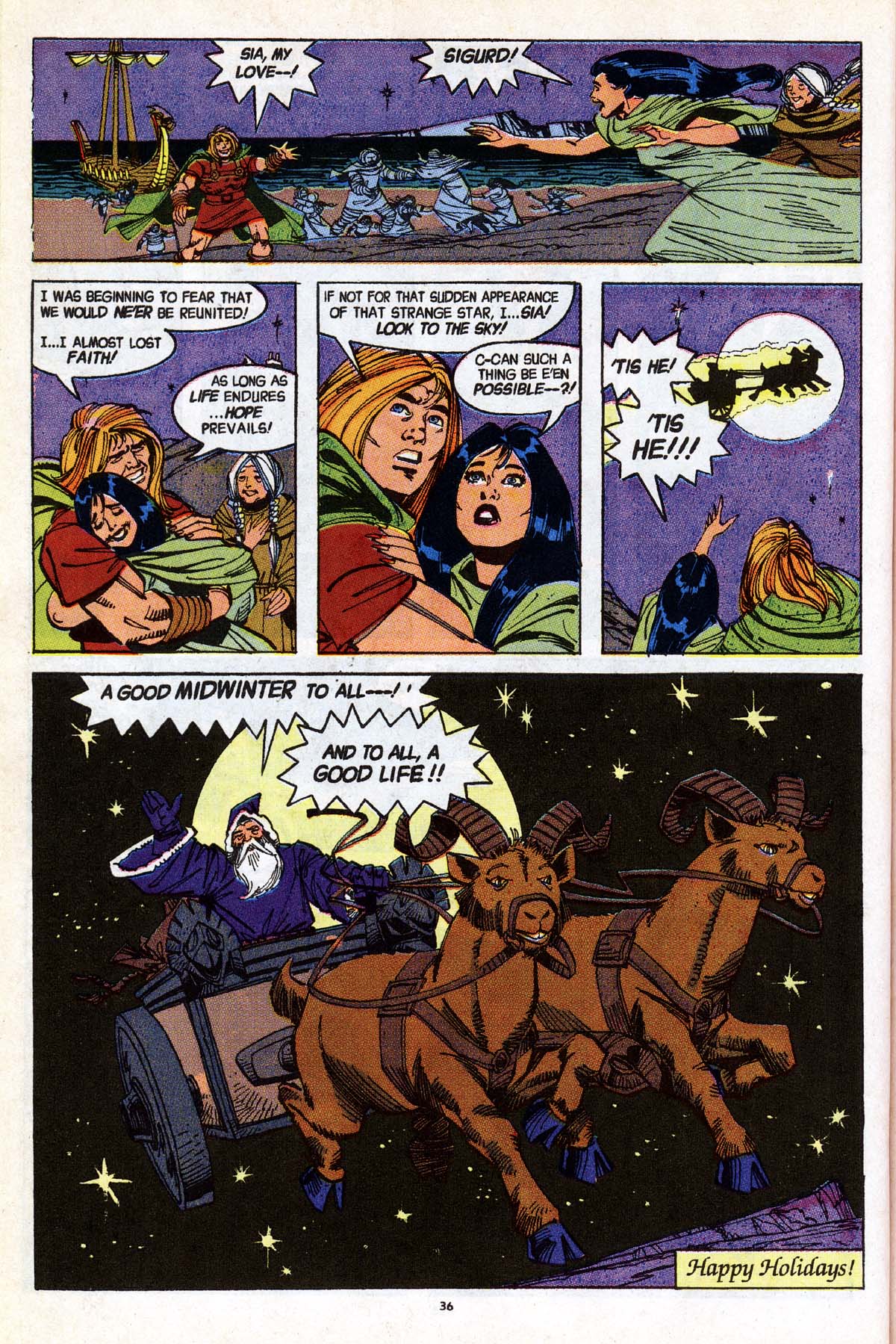 Read online Marvel Holiday Special (1991) comic -  Issue #1991 - 40