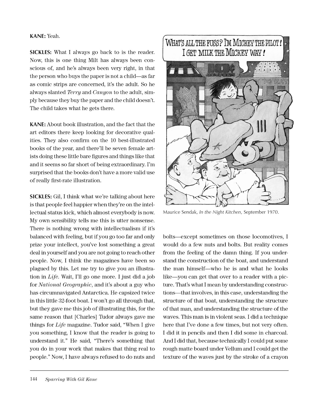 Sparring With Gil Kane: Colloquies On Comic Art and Aesthetics issue TPB (Part 2) - Page 44