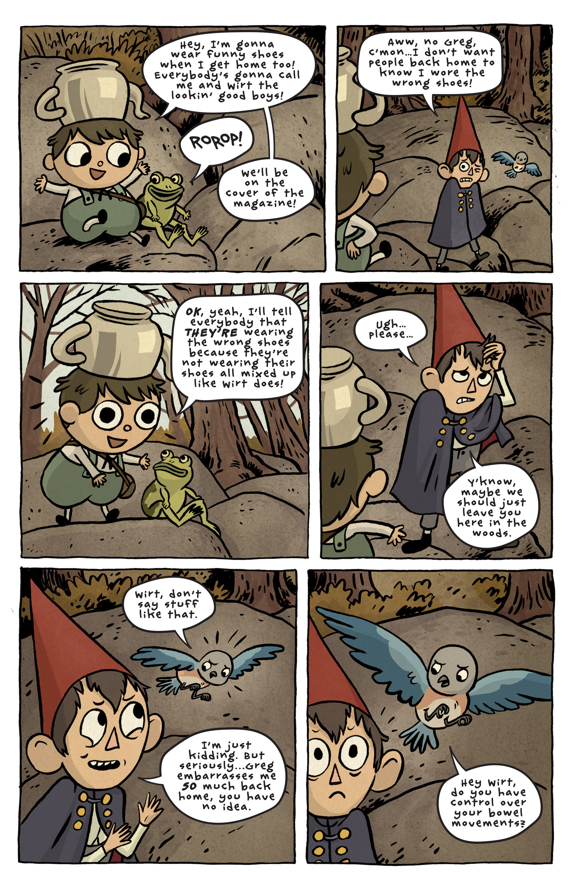Read online Over the Garden Wall (2015) comic -  Issue #3 - 4