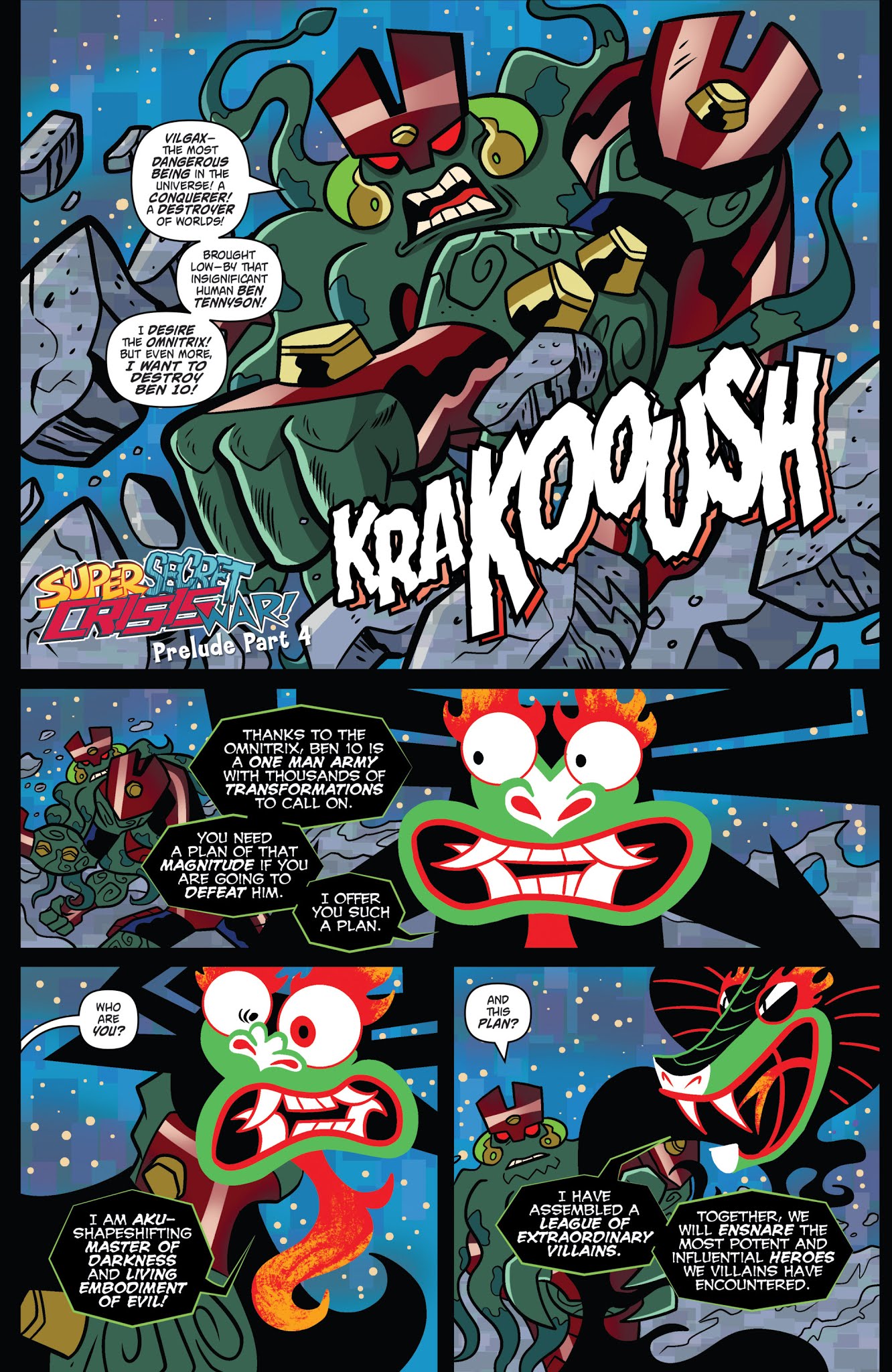 Read online Super Secret Crisis War!  Cow and Chicken comic -  Issue # Full - 22