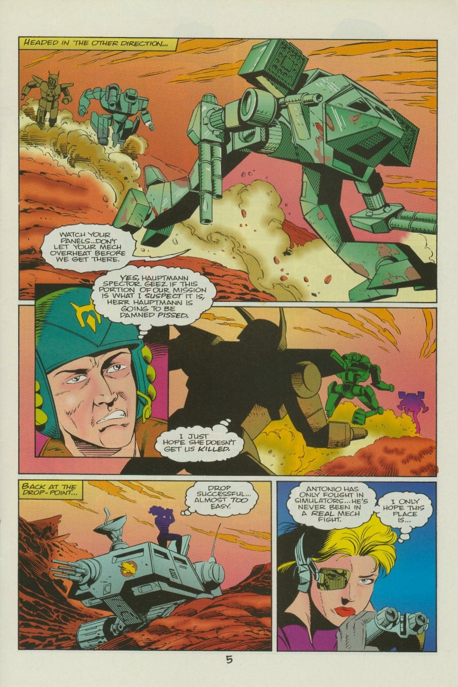 Read online Battletech: Fallout comic -  Issue #3 - 6