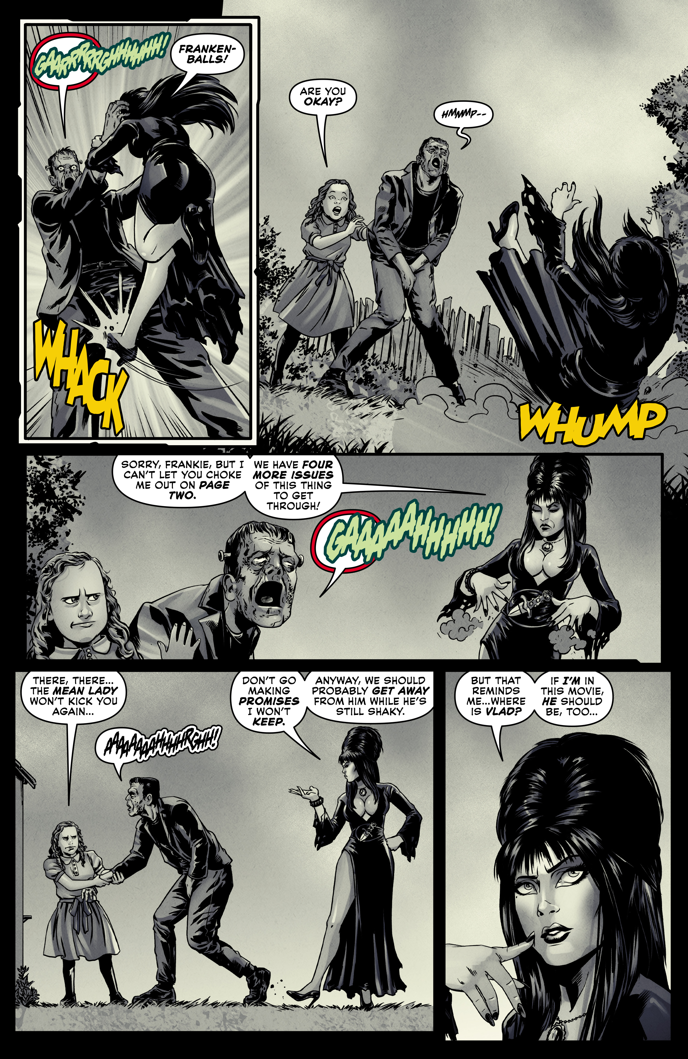 Read online Elvira in Monsterland comic -  Issue #2 - 7