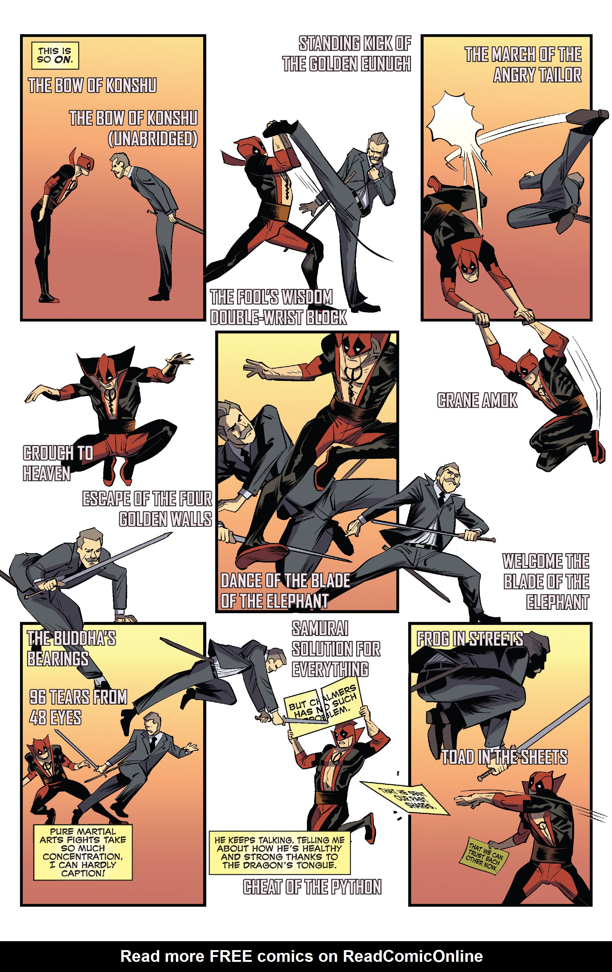 Read Online Deadpool V Gambit Comic Issue 5