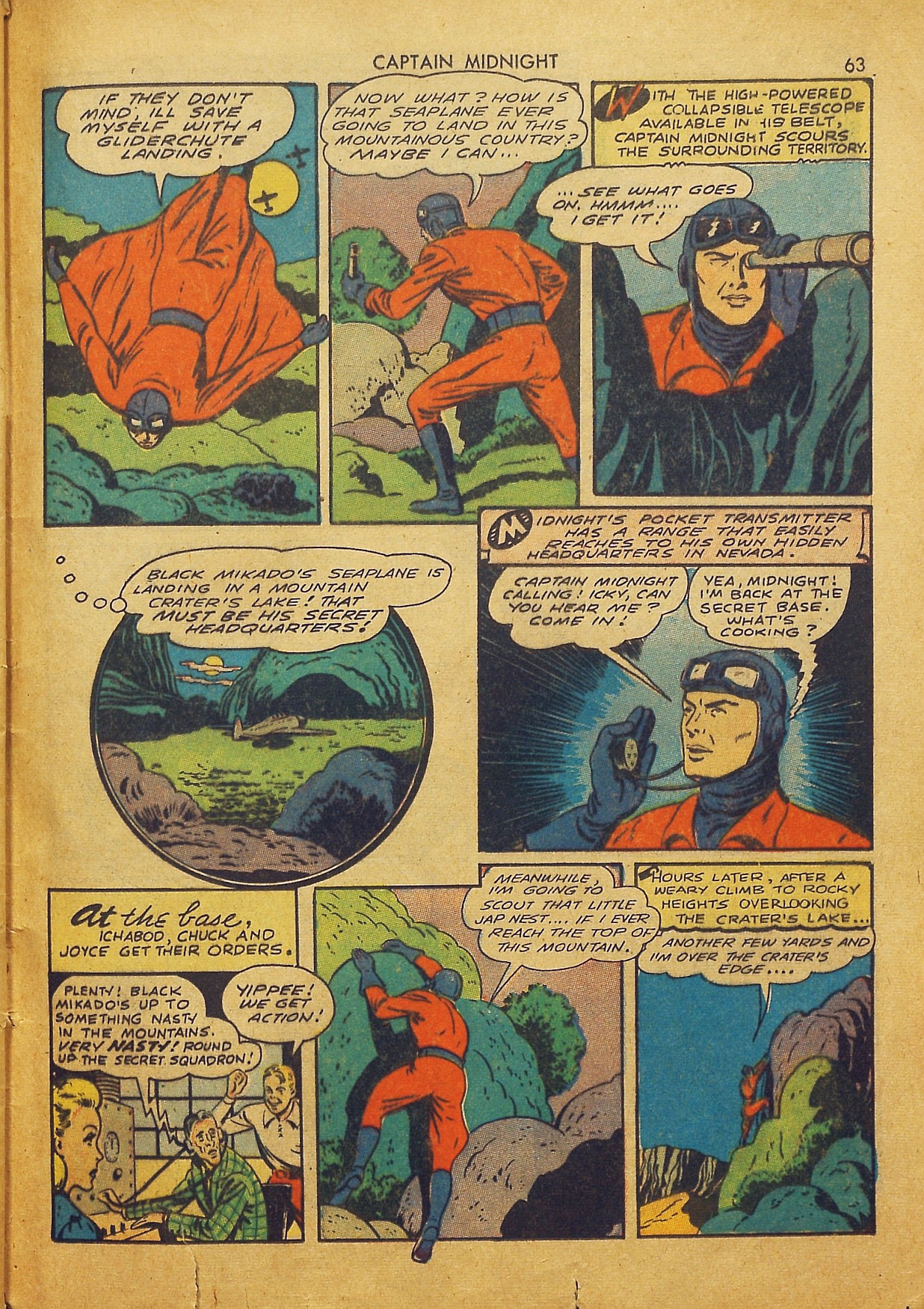 Read online Captain Midnight (1942) comic -  Issue #2 - 62
