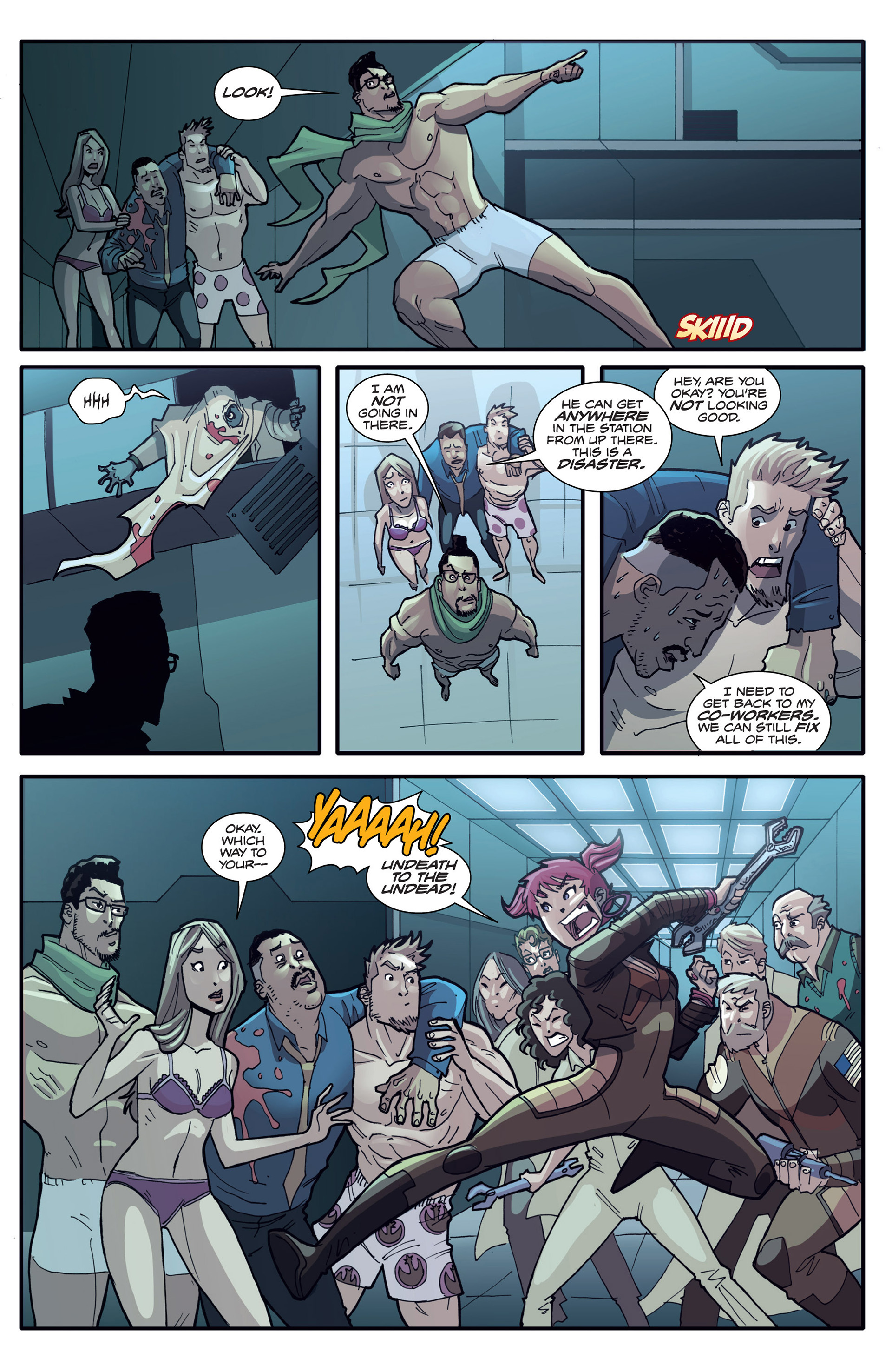 Read online Fanboys vs. Zombies comic -  Issue #15 - 14