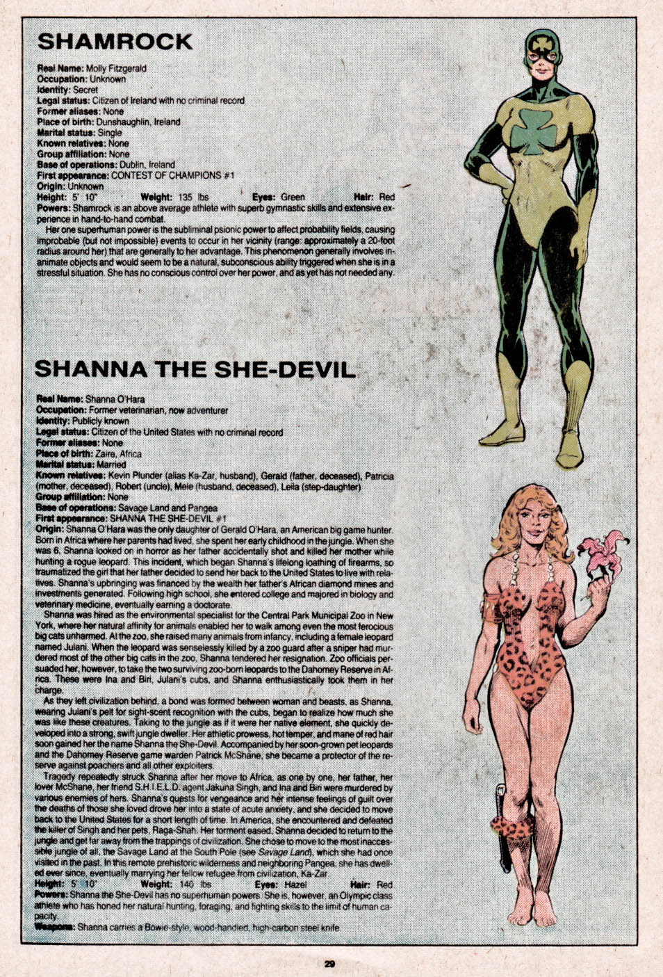 Read online The Official Handbook of the Marvel Universe comic -  Issue #9 - 29