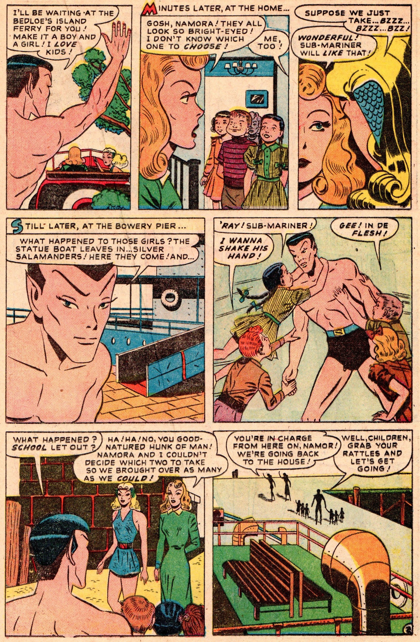 Read online Sub-Mariner Comics comic -  Issue #28 - 17