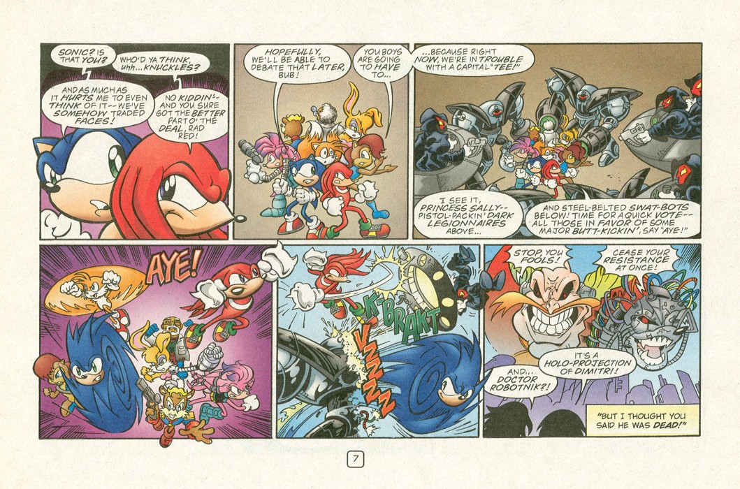 Read online Sonic Super Special comic -  Issue #12 - Sonic and Knuckles visa versa - 10