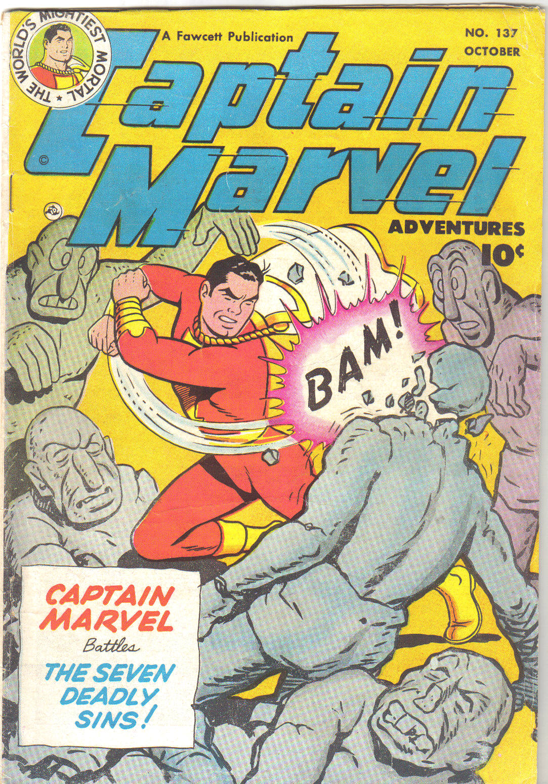 Read online Captain Marvel Adventures comic -  Issue #137 - 1