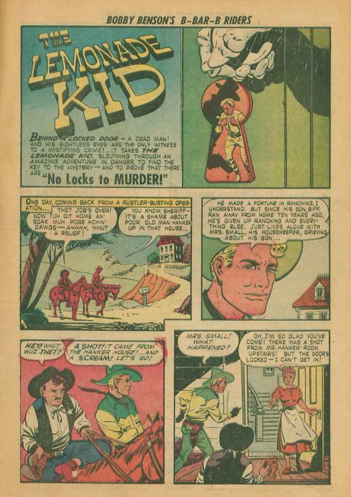 Read online Bobby Benson's B-Bar-B Riders comic -  Issue #12 - 11