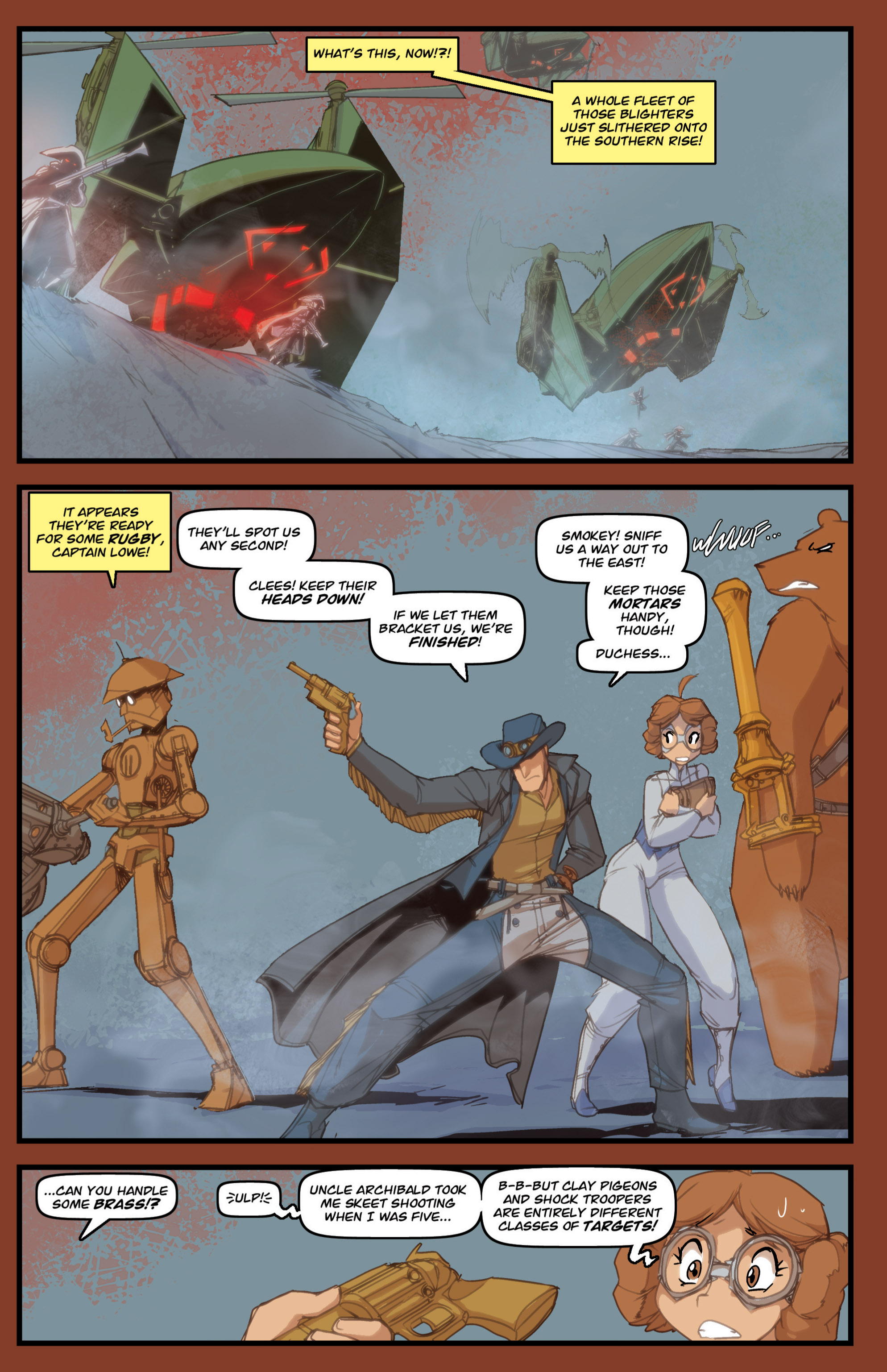 Read online Free Comic Book Day 2014 comic -  Issue # Steam Wars 01 - 20