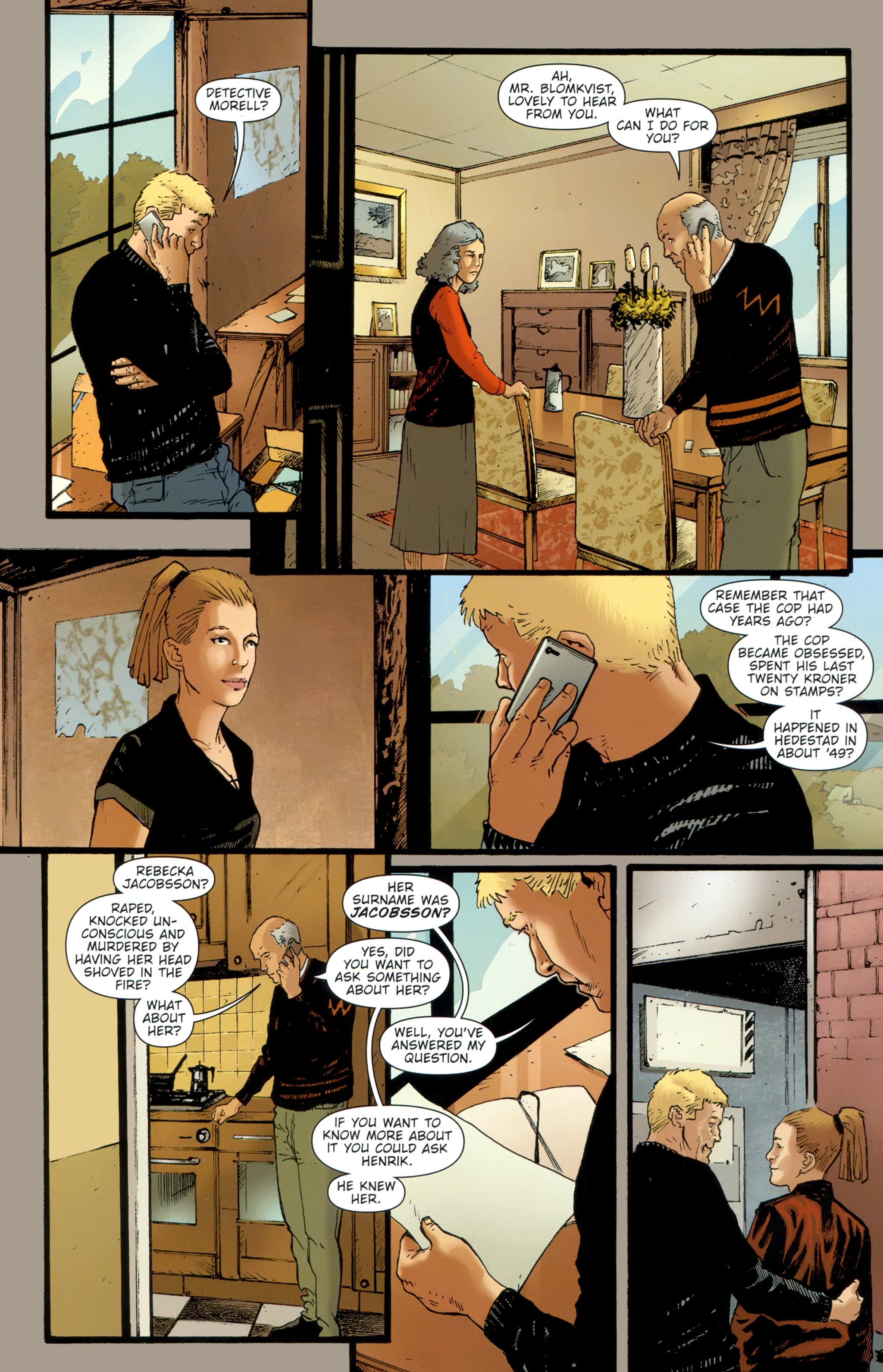 Read online The Girl With the Dragon Tattoo comic -  Issue # TPB 2 - 36
