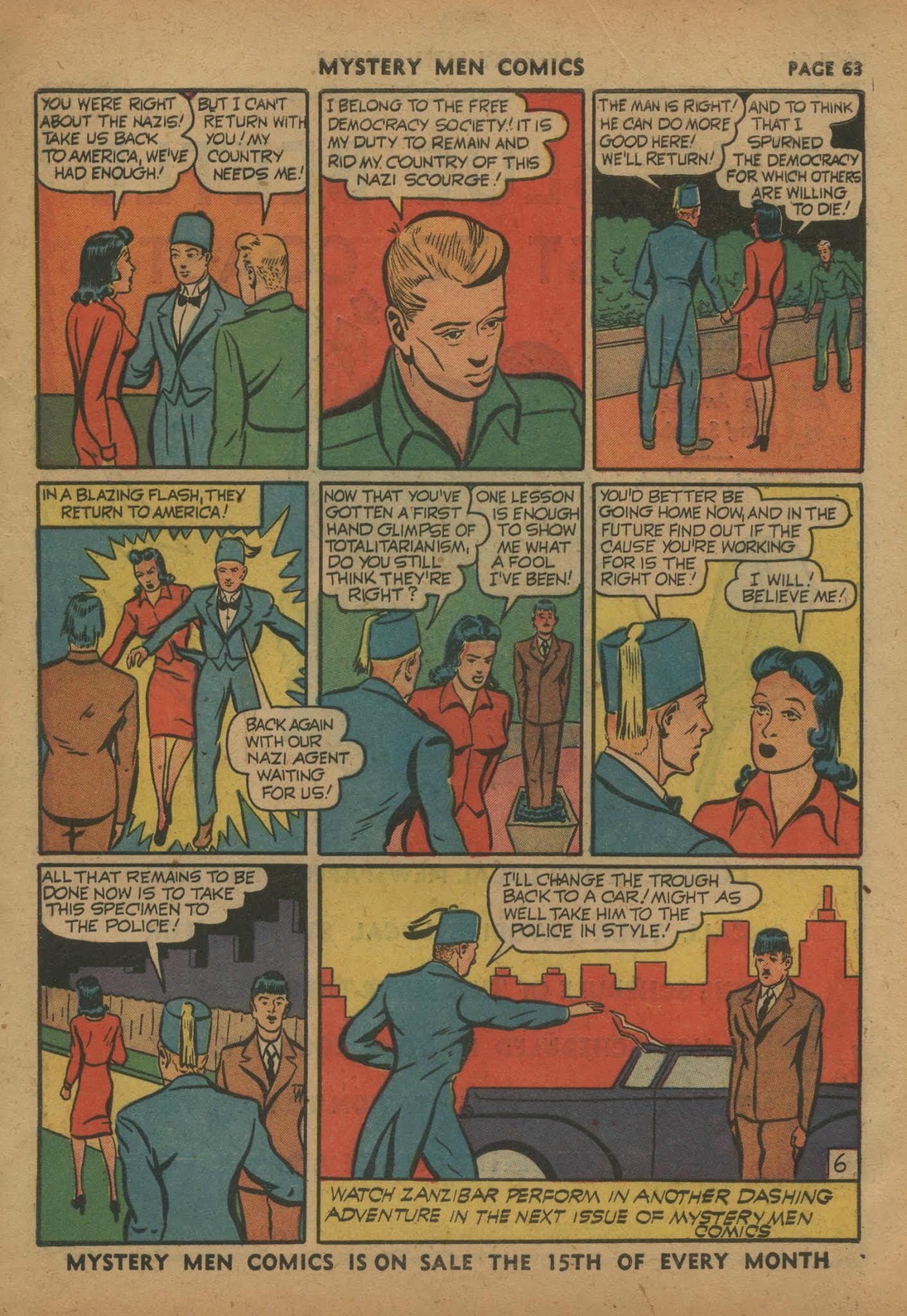 Read online Mystery Men Comics comic -  Issue #26 - 65