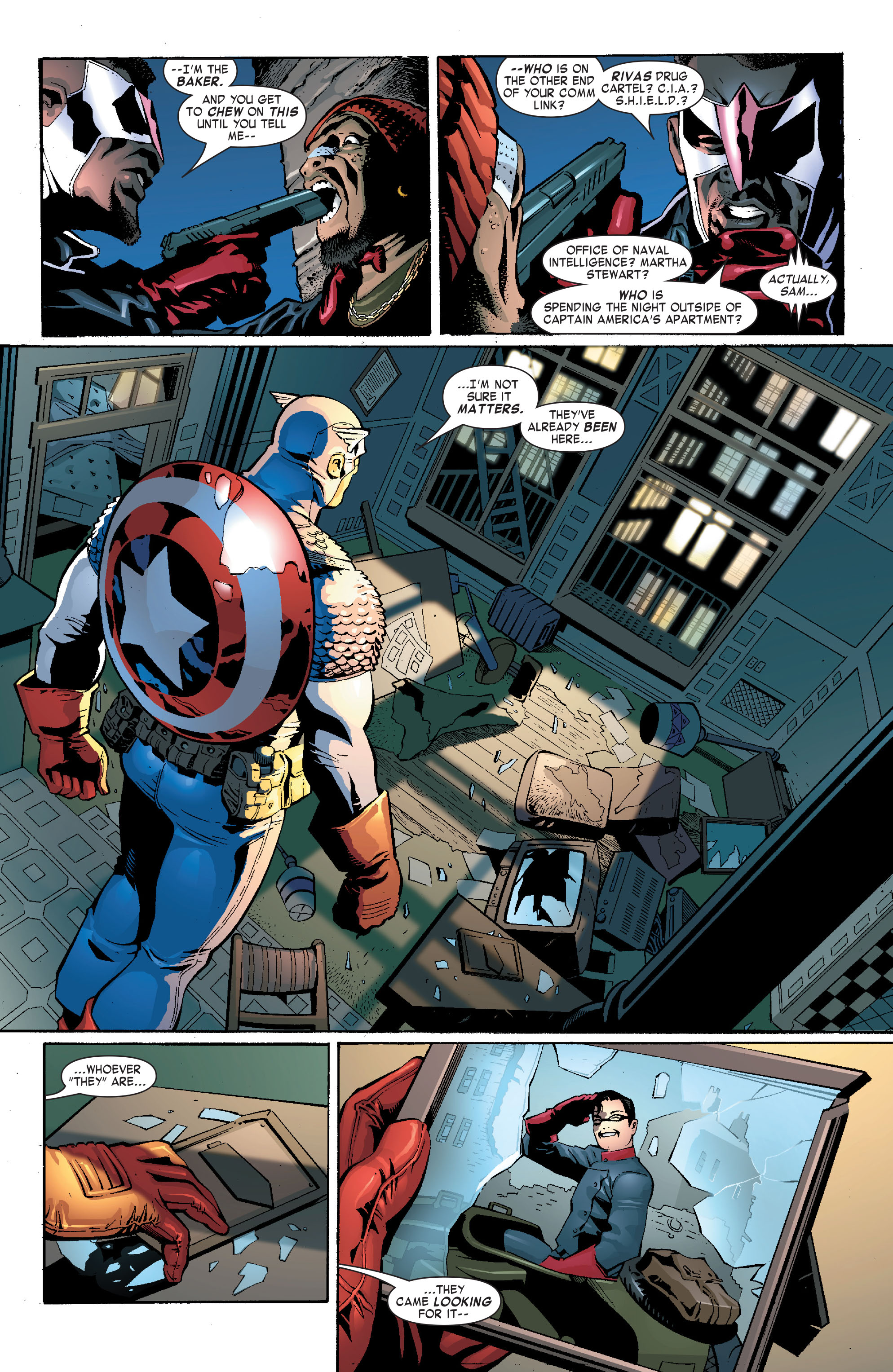 Read online Captain America & the Falcon comic -  Issue #5 - 5