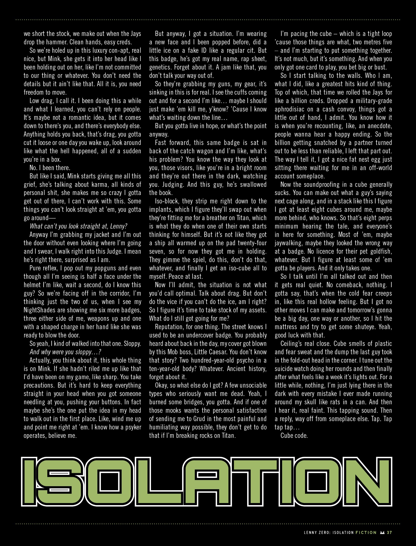 Read online Judge Dredd Megazine (Vol. 5) comic -  Issue #439 - 37