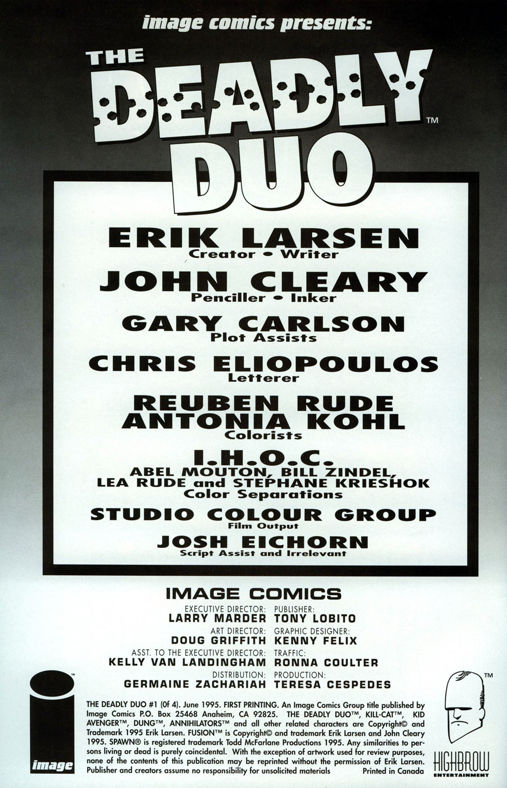 Read online Deadly Duo (1995) comic -  Issue #1 - 2