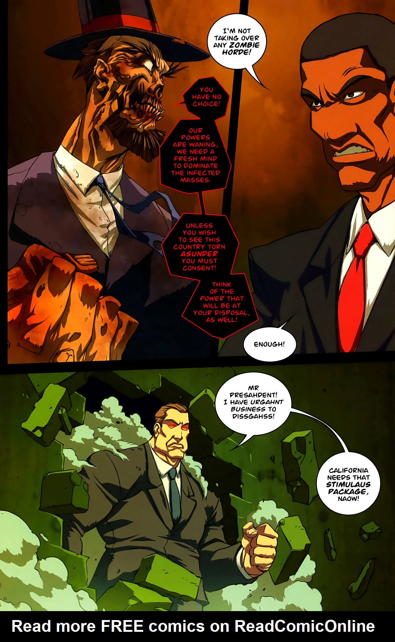 Read online President Evil comic -  Issue #2 - 25