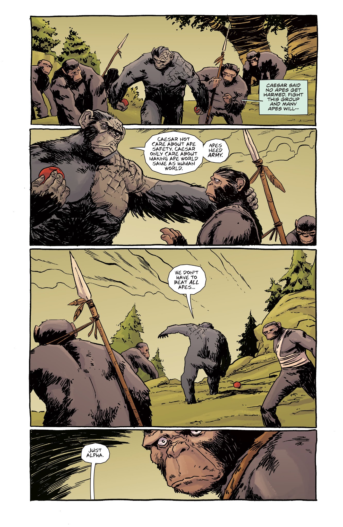 Read online Dawn of the Planet of the Apes comic -  Issue # TPB - 63