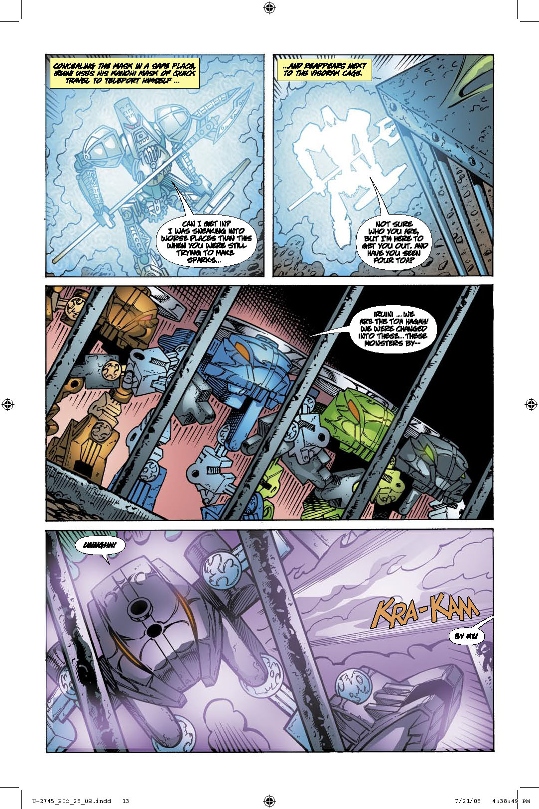 Read online Bionicle comic -  Issue #25 - 13
