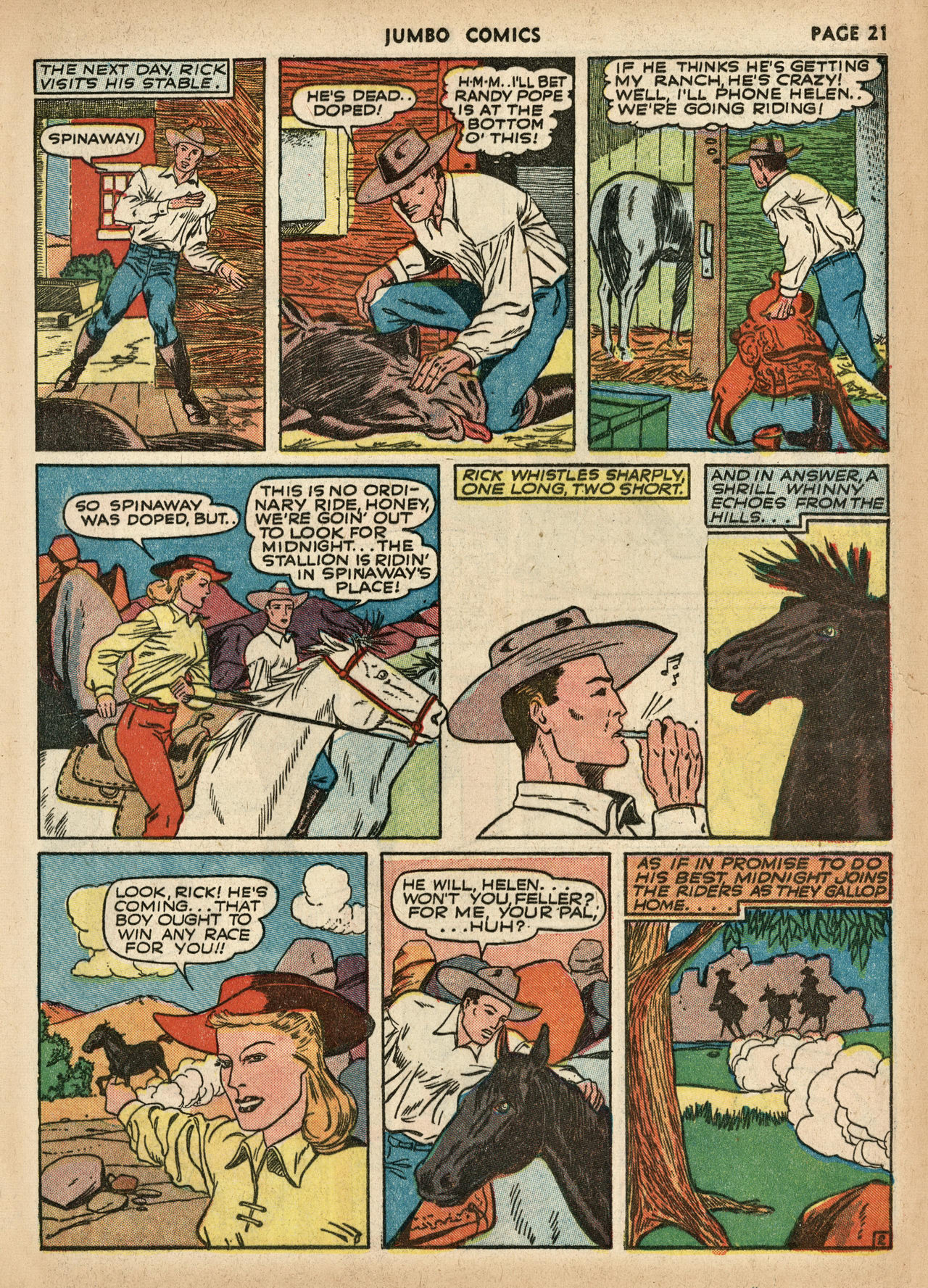 Read online Jumbo Comics comic -  Issue #31 - 23
