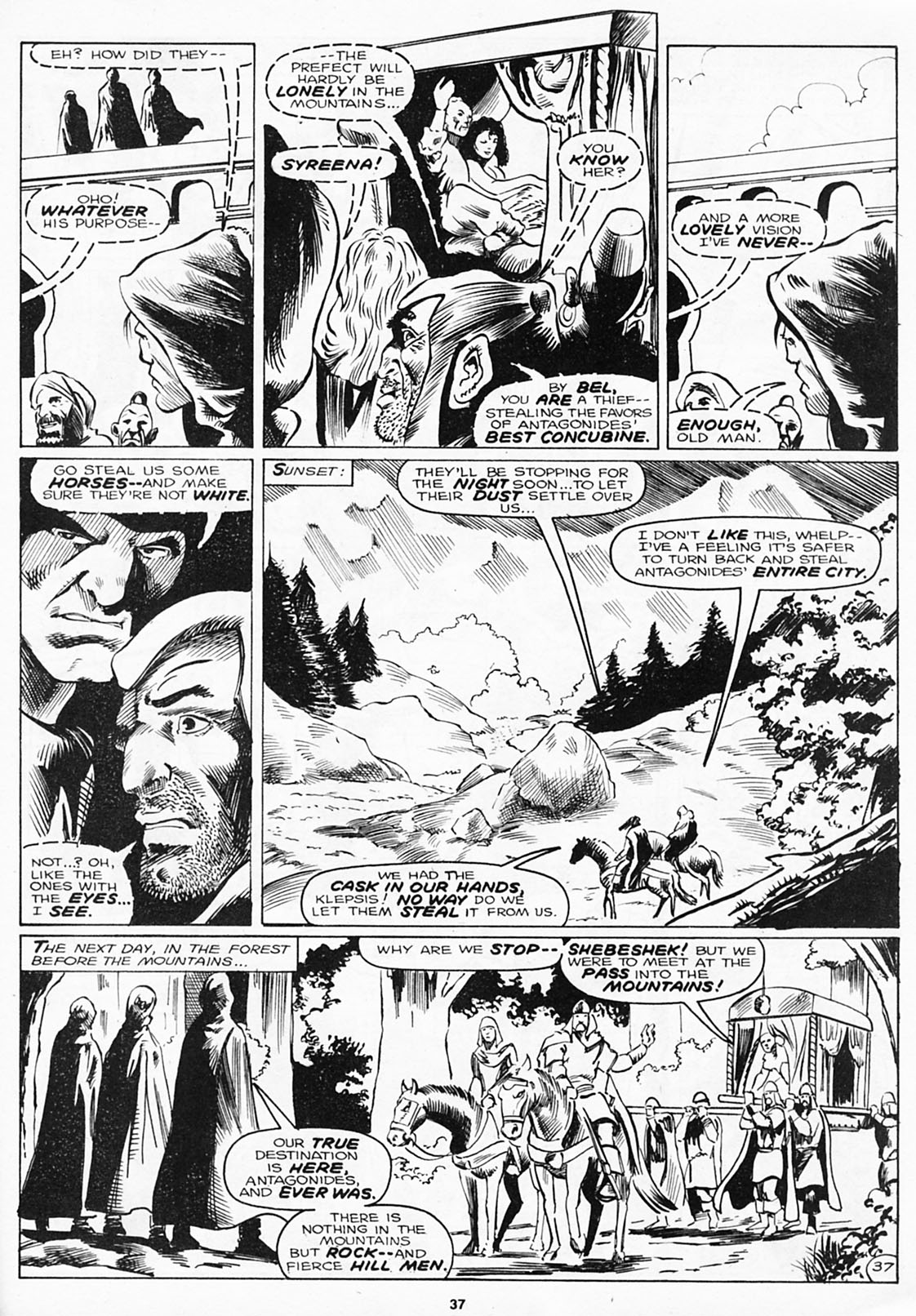 Read online The Savage Sword Of Conan comic -  Issue #180 - 39