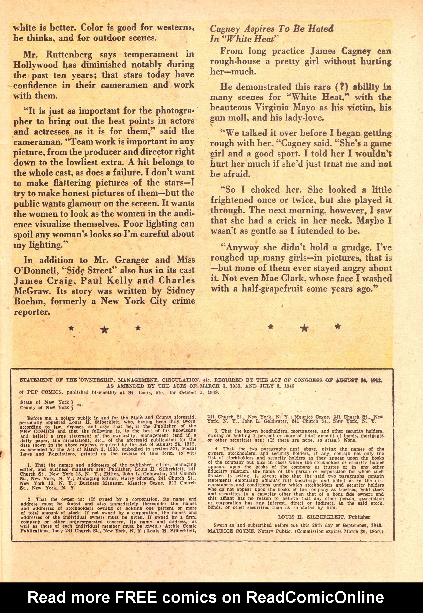 Read online Pep Comics comic -  Issue #78 - 33