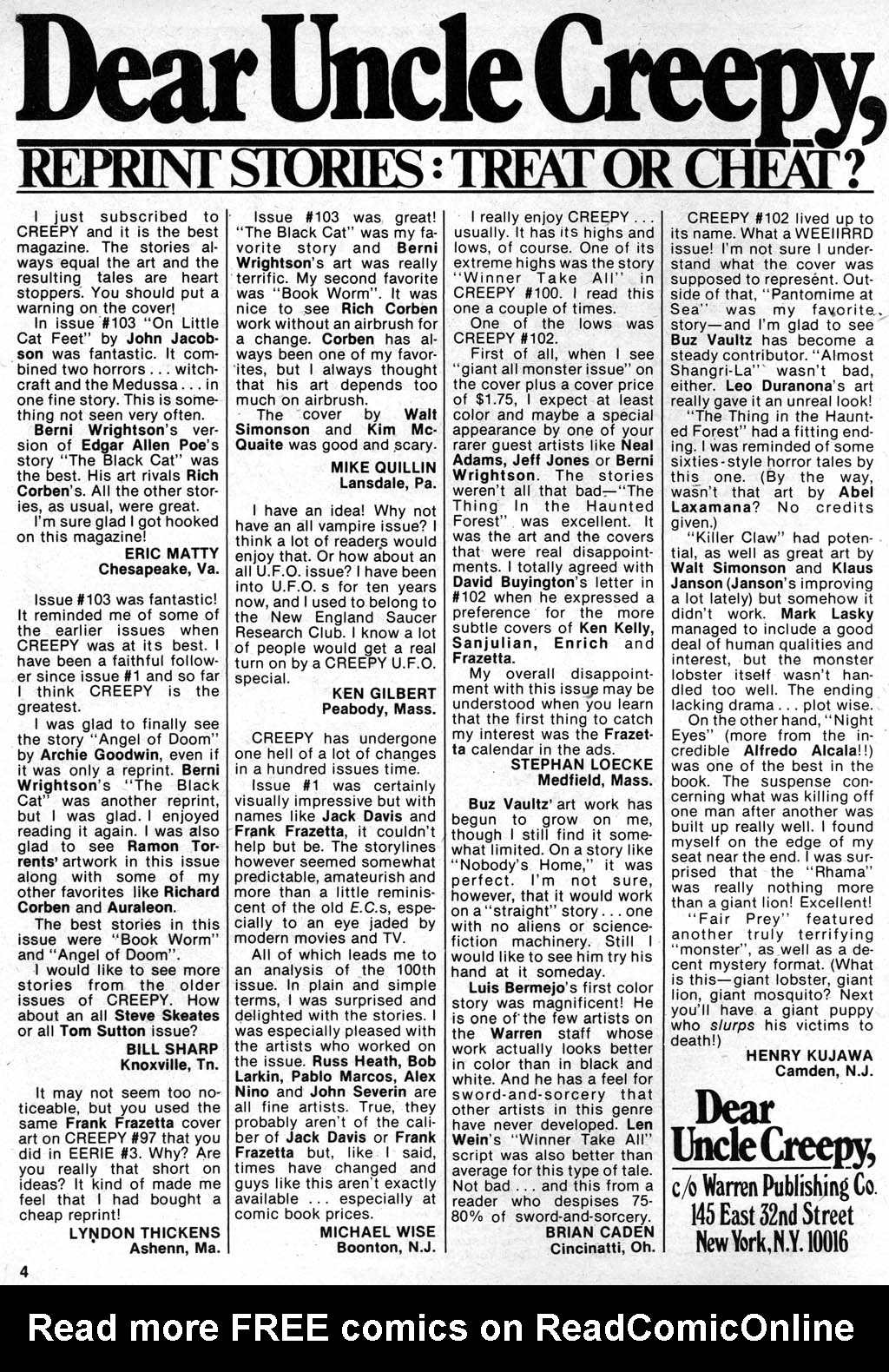 Read online Creepy (1964) comic -  Issue #105 - 4
