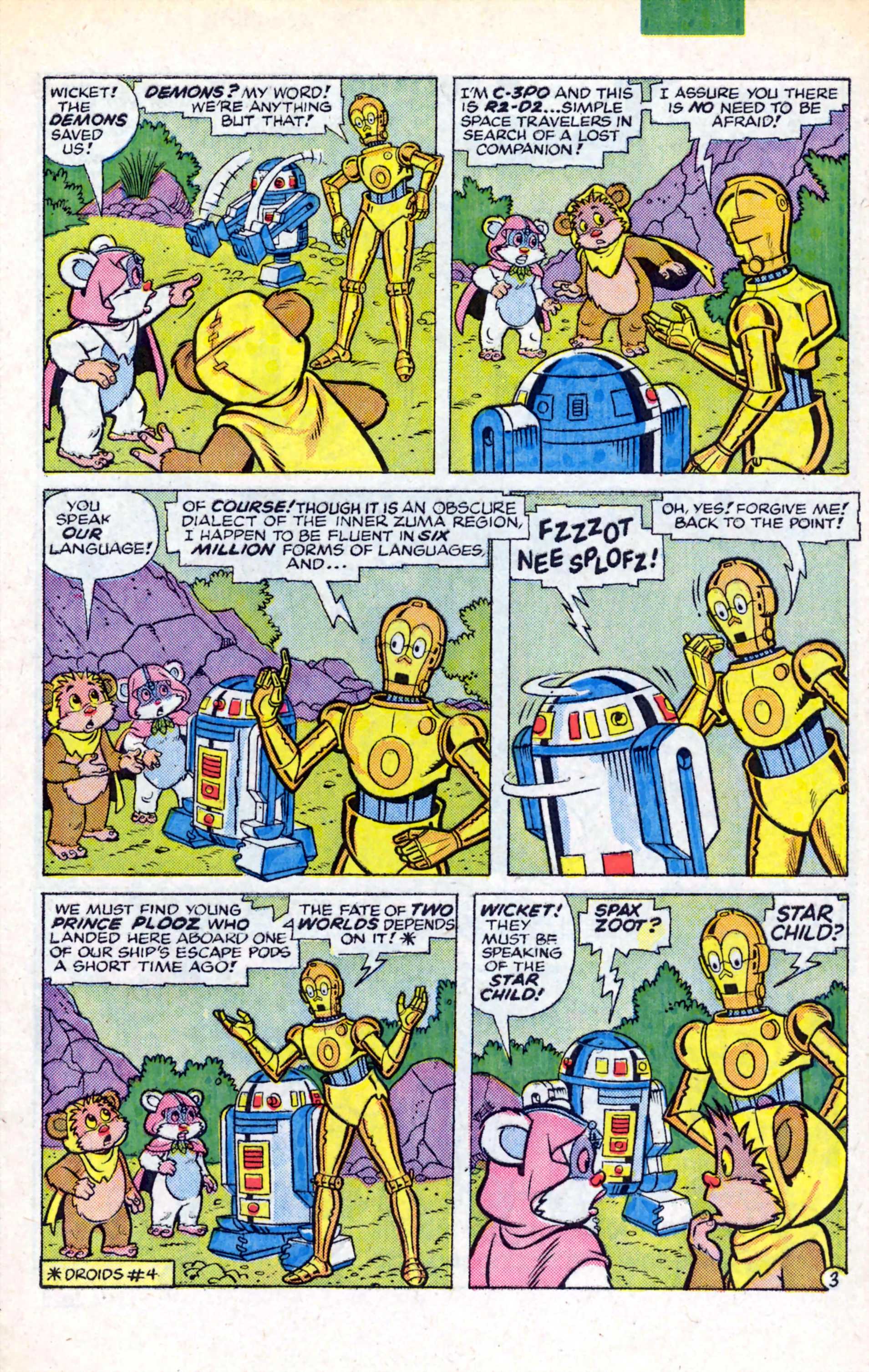 Read online Ewoks (1987) comic -  Issue #10 - 4