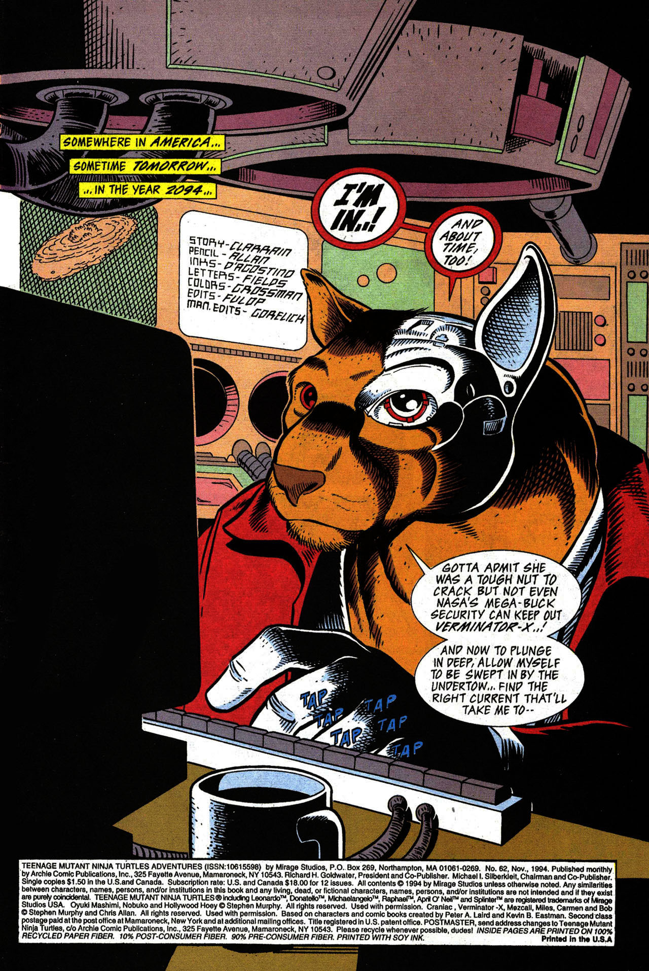 Read online Teenage Mutant Ninja Turtles Adventures (1989) comic -  Issue #62 - 3