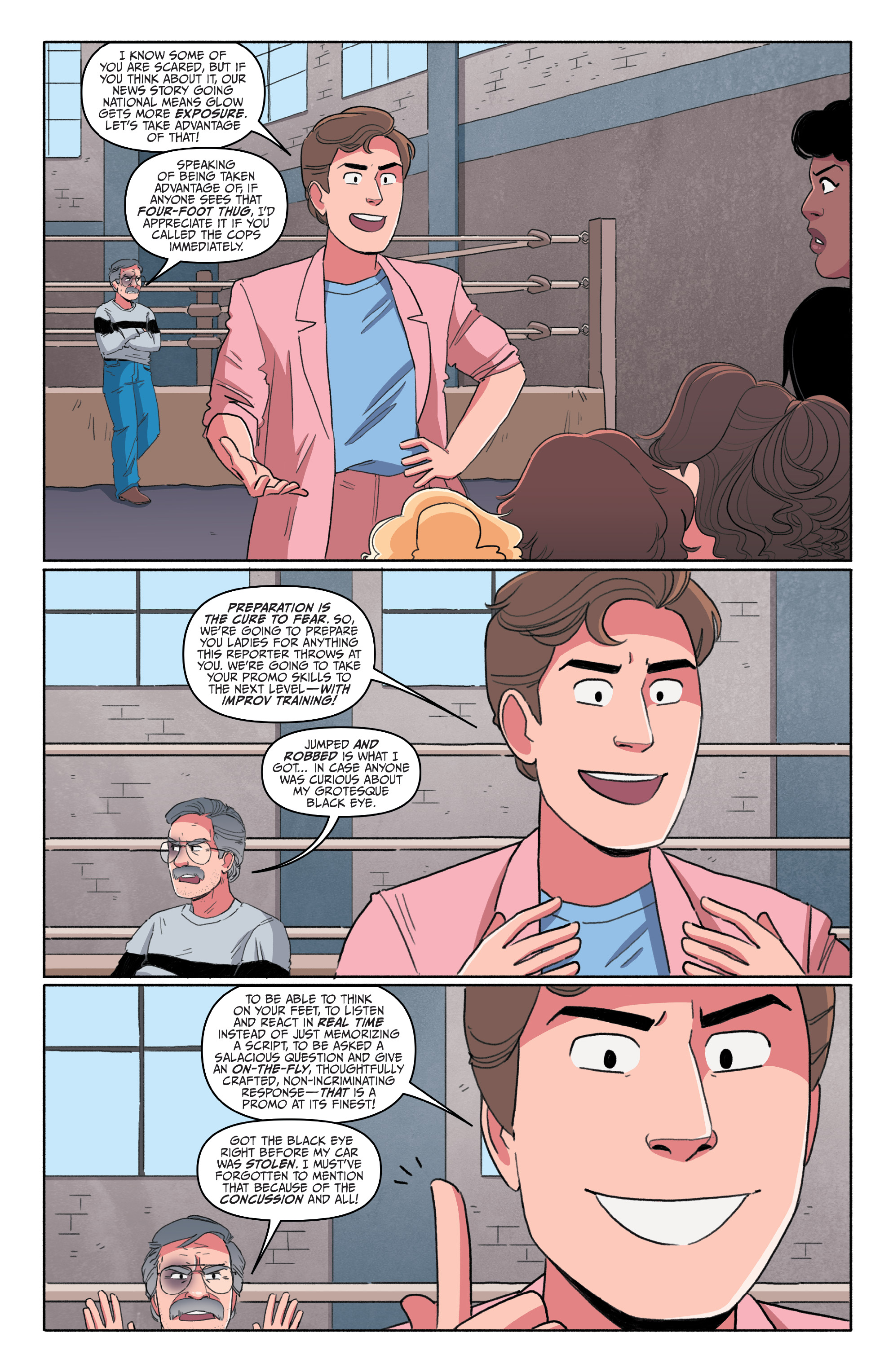 Read online GLOW vs the Babyface comic -  Issue #3 - 6