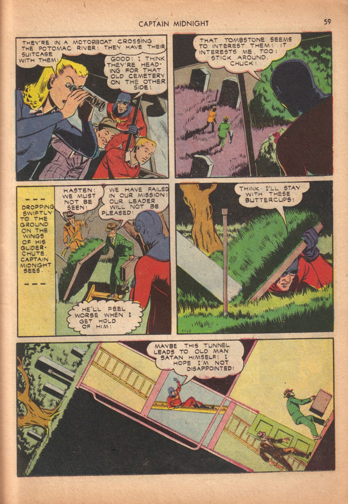 Read online Captain Midnight (1942) comic -  Issue #10 - 55