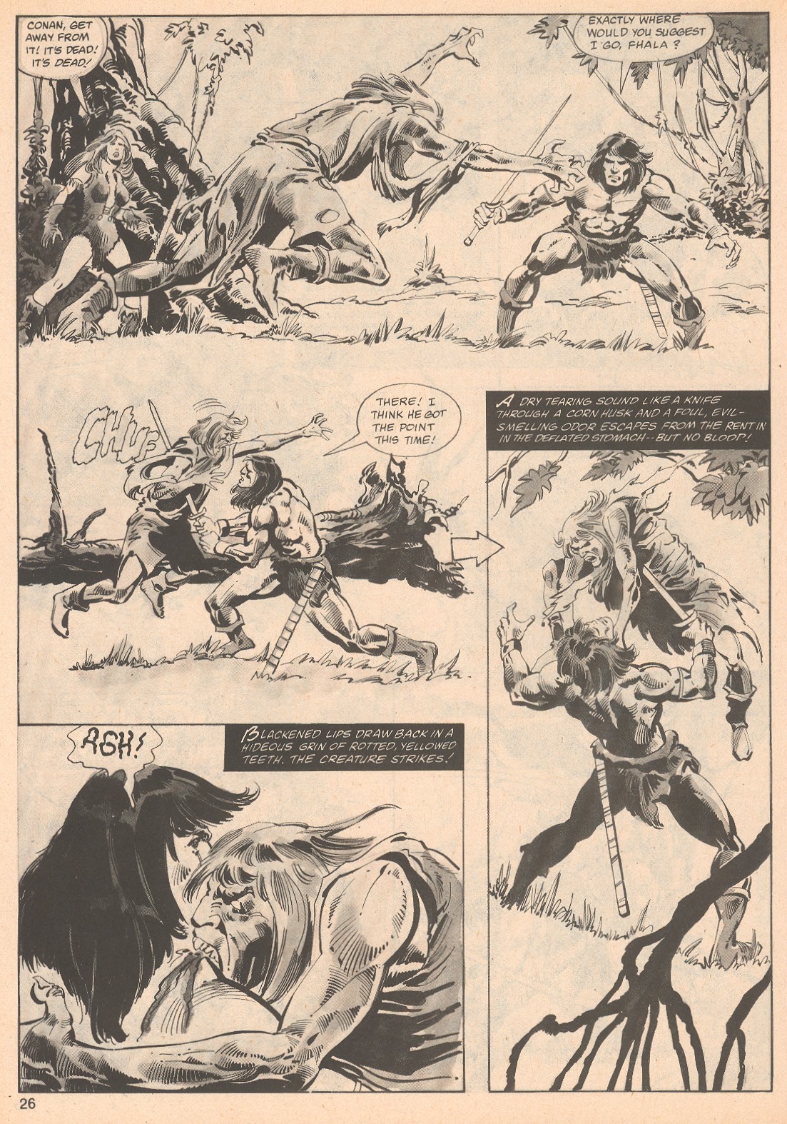 Read online The Savage Sword Of Conan comic -  Issue #70 - 26