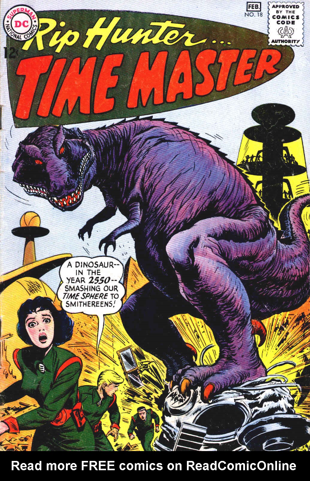 Read online Rip Hunter...Time Master comic -  Issue #18 - 1