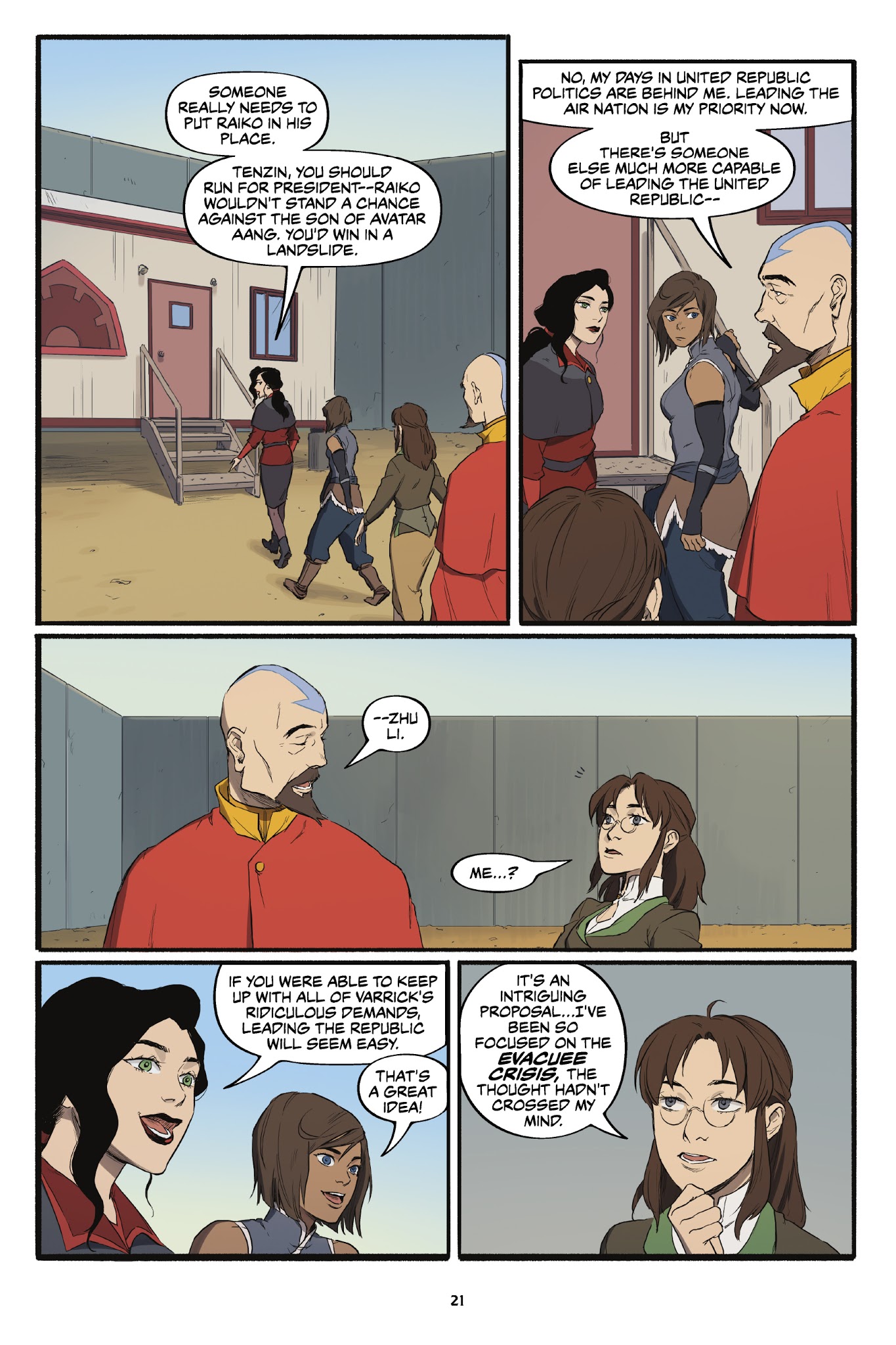Read online Nickelodeon The Legend of Korra – Turf Wars comic -  Issue #2 - 23